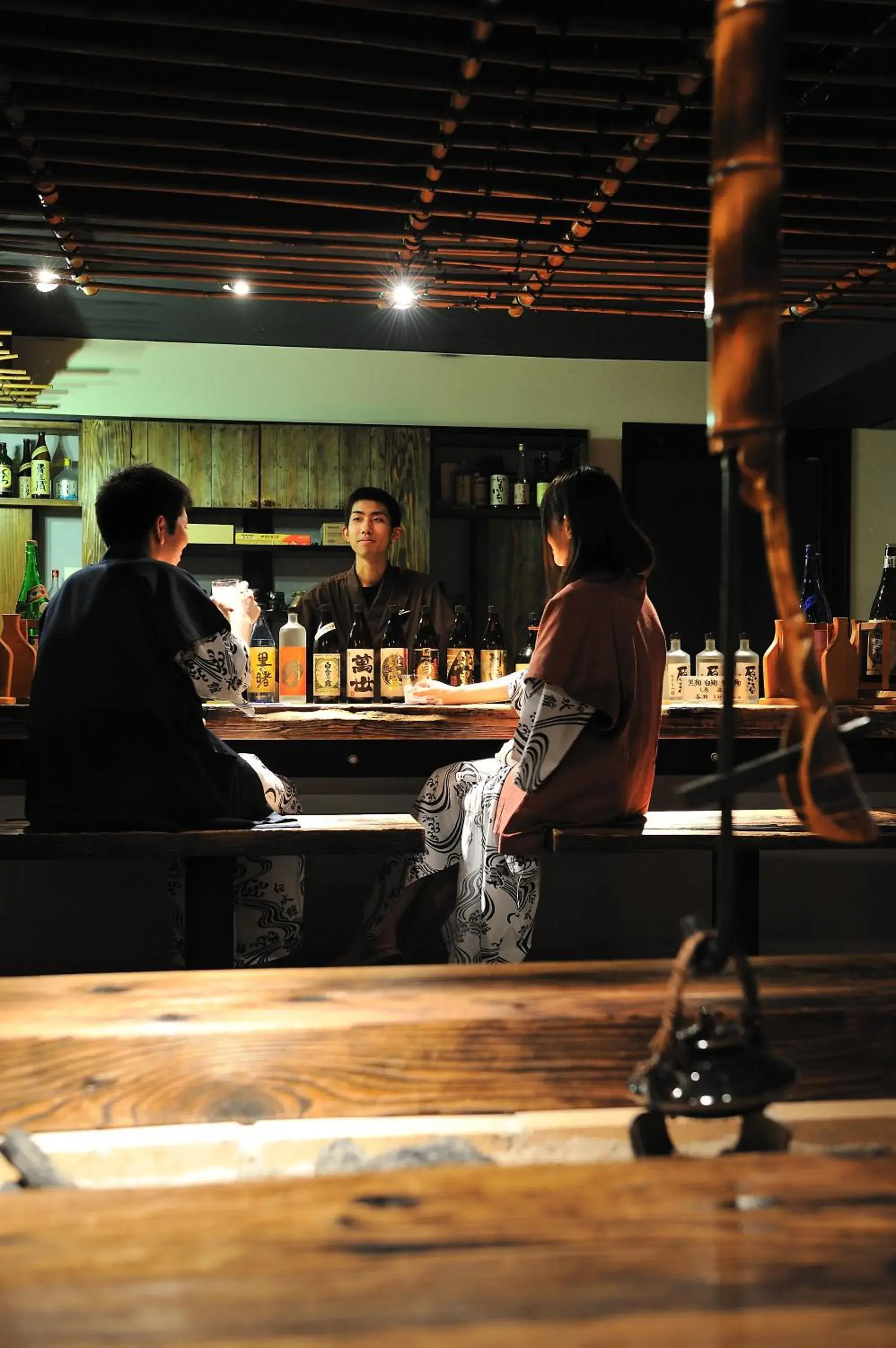 Lounge or bar in Kagoshima Sunamushionsen Ibusuki Hakusuikan Lounge or bar in Kagoshima Sunamushionsen Ibusuki Hakusuikan