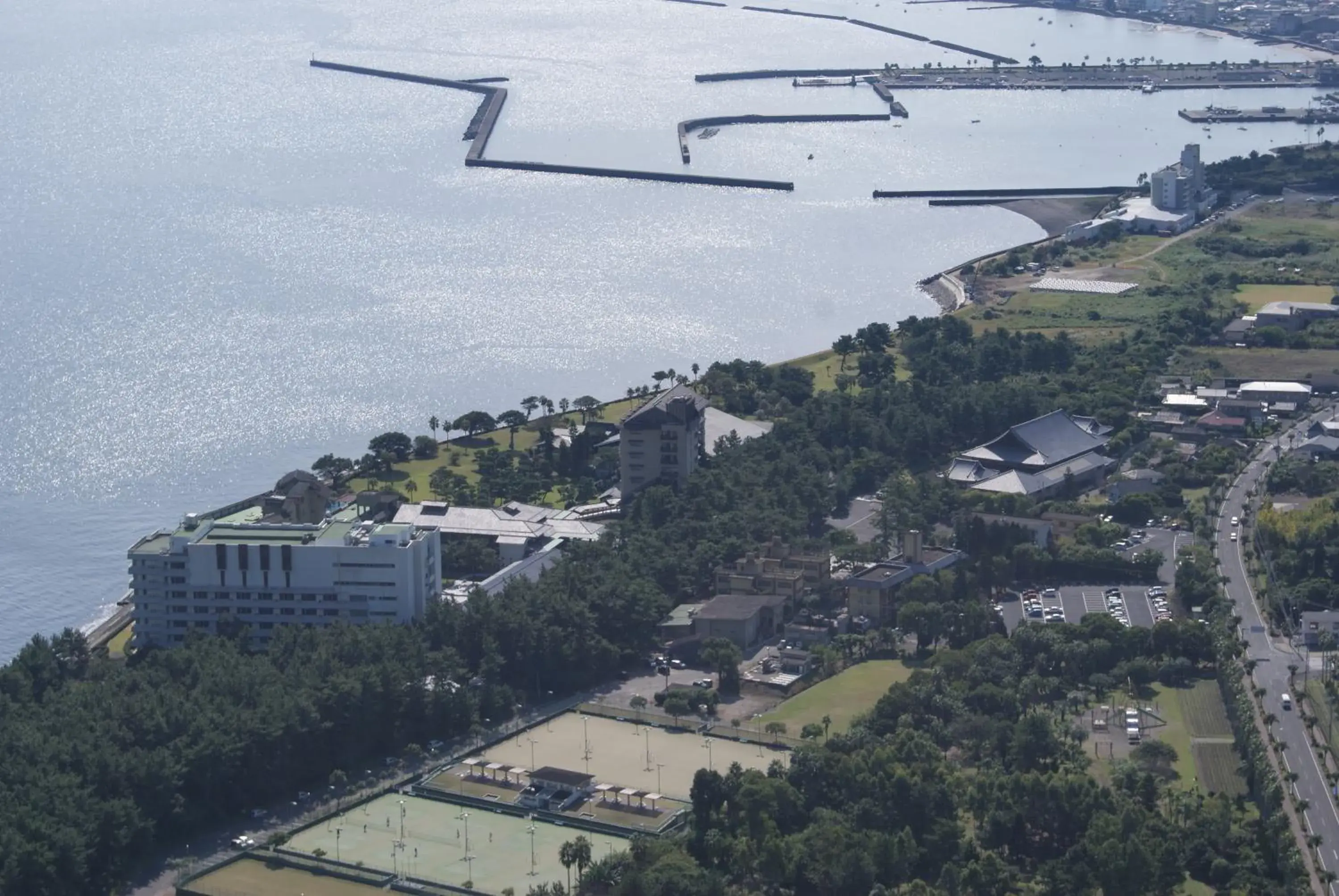Facade/entrance in Kagoshima Sunamushionsen Ibusuki Hakusuikan Facade/entrance in Kagoshima Sunamushionsen Ibusuki Hakusuikan