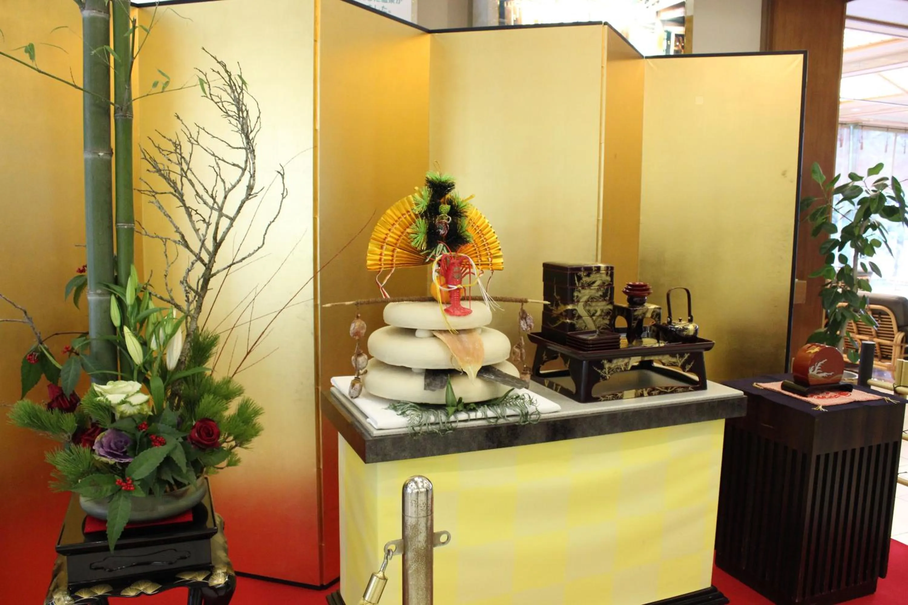 Decorative detail in Kagoshima Sunamushionsen Ibusuki Hakusuikan