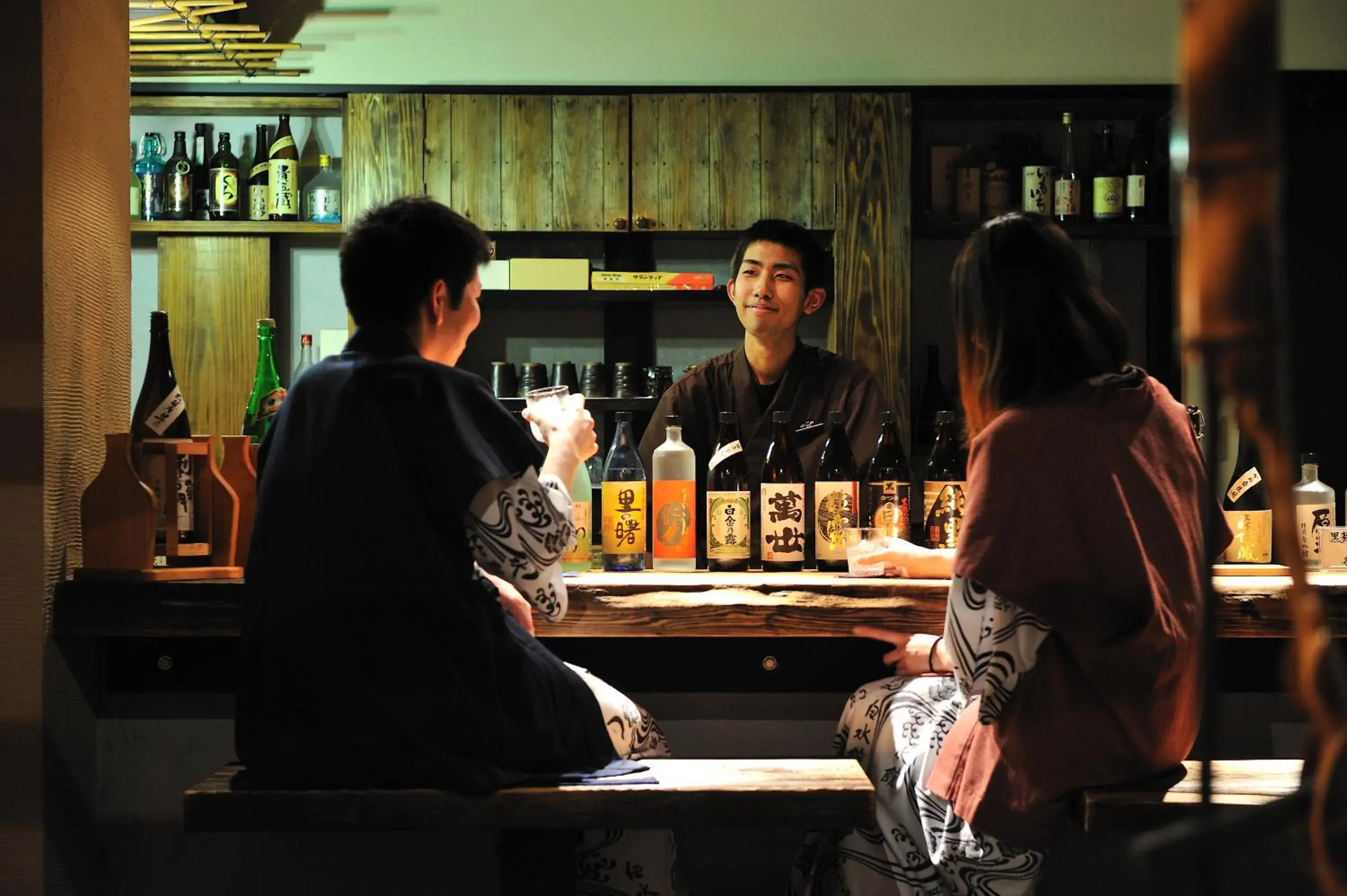 Lounge or bar in Kagoshima Sunamushionsen Ibusuki Hakusuikan Lounge or bar in Kagoshima Sunamushionsen Ibusuki Hakusuikan