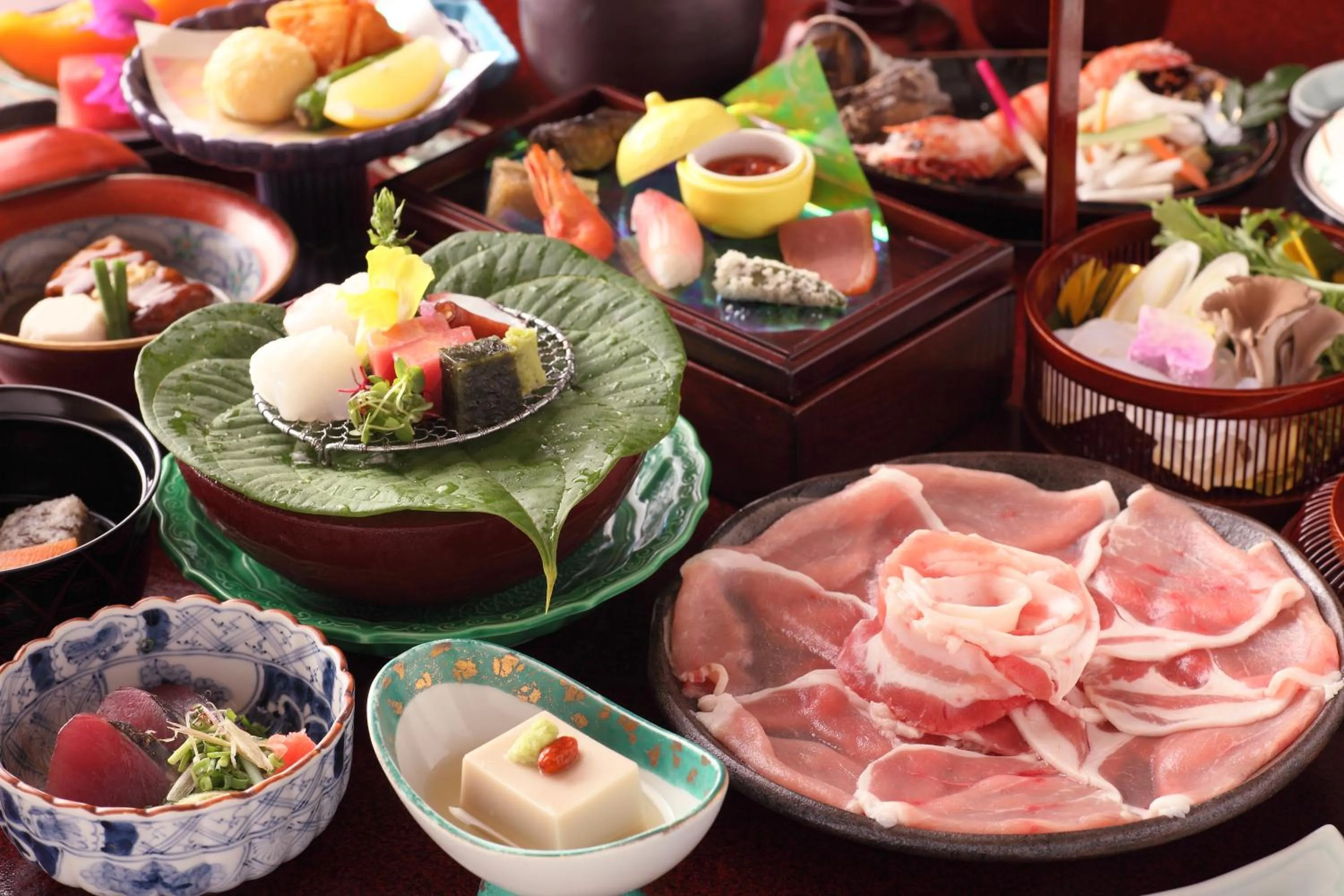 Food close-up in Kagoshima Sunamushionsen Ibusuki Hakusuikan