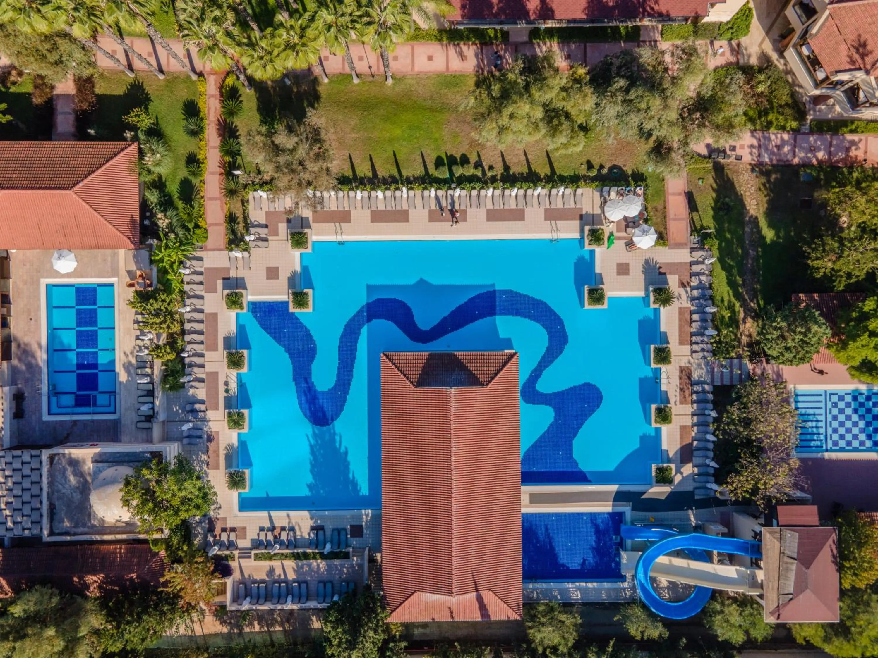Bird's eye view in Champion Holiday Village