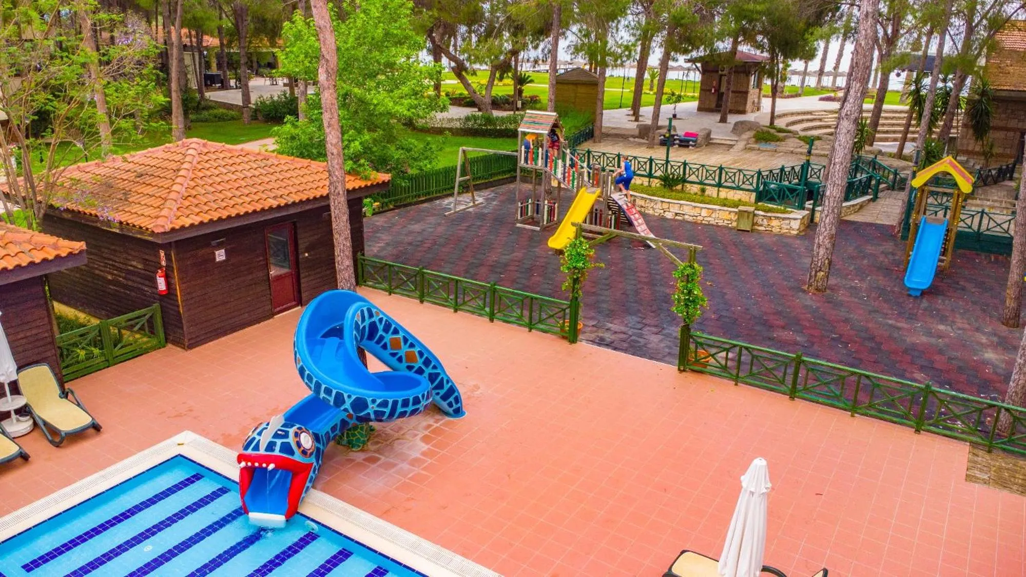 Children play ground in Champion Holiday Village