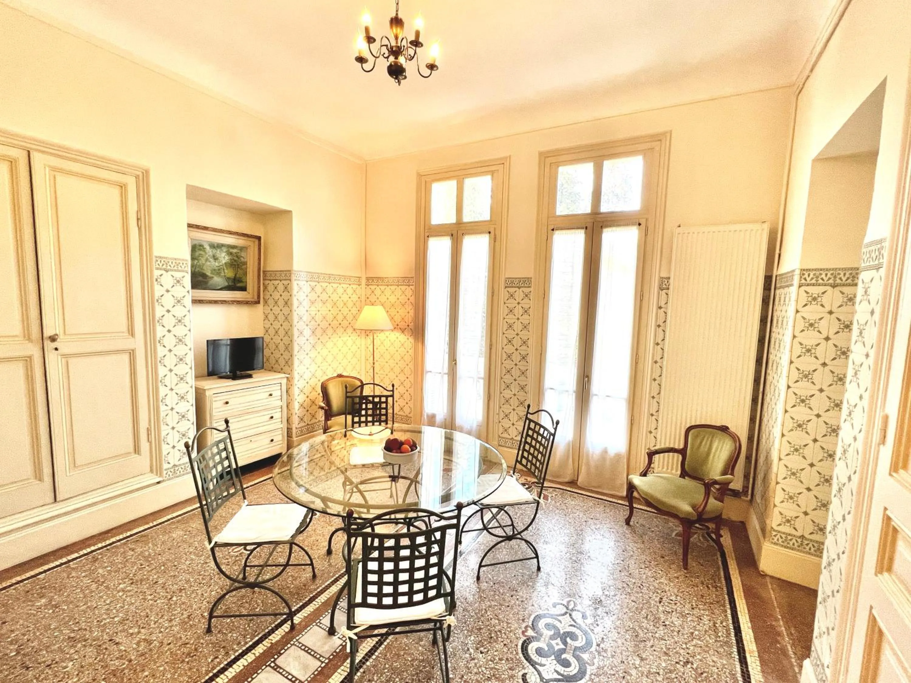 Seating area in Résidence La Villa Léonie