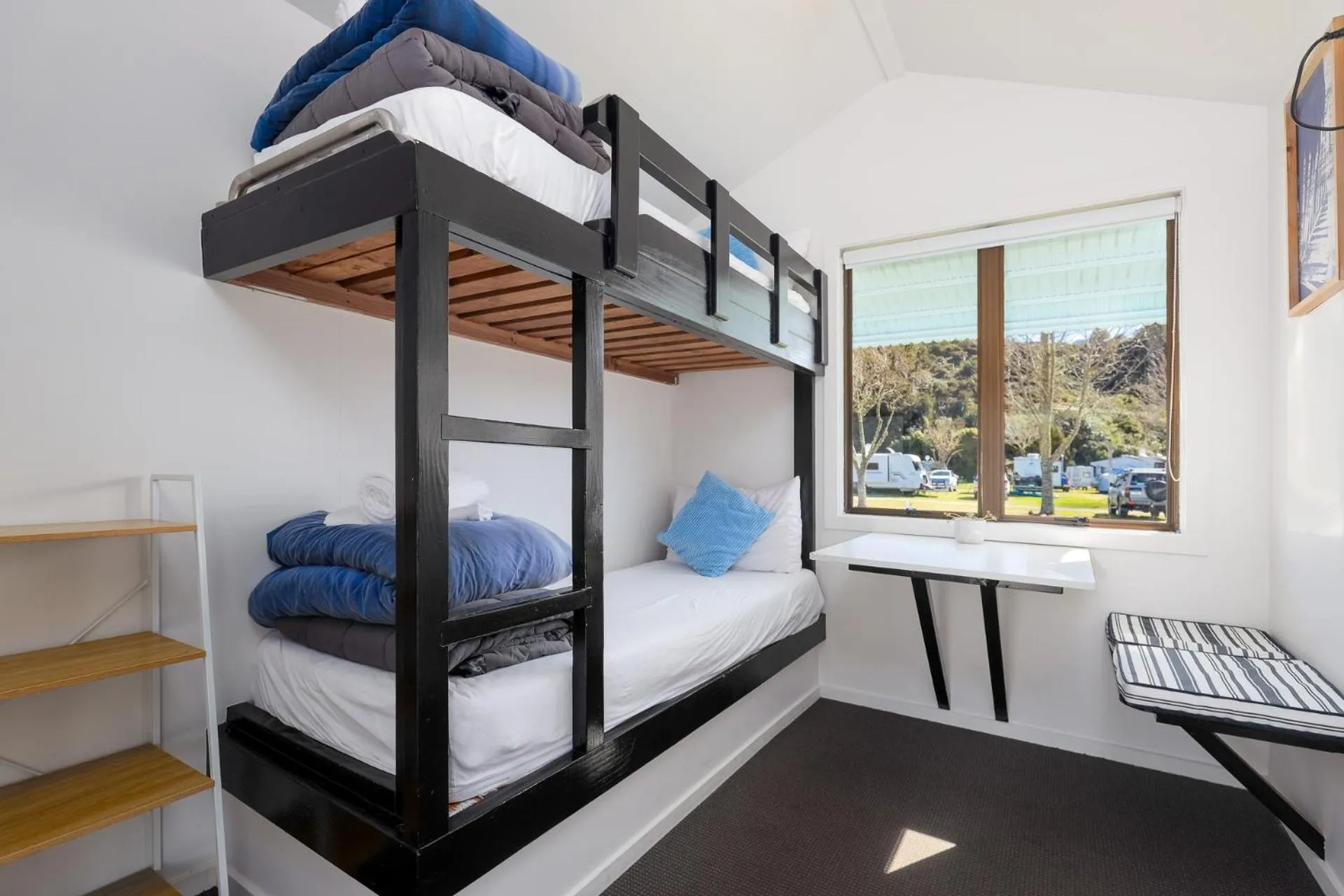Bedroom, Bed in Kaiteriteri Recreation Reserve Cabins