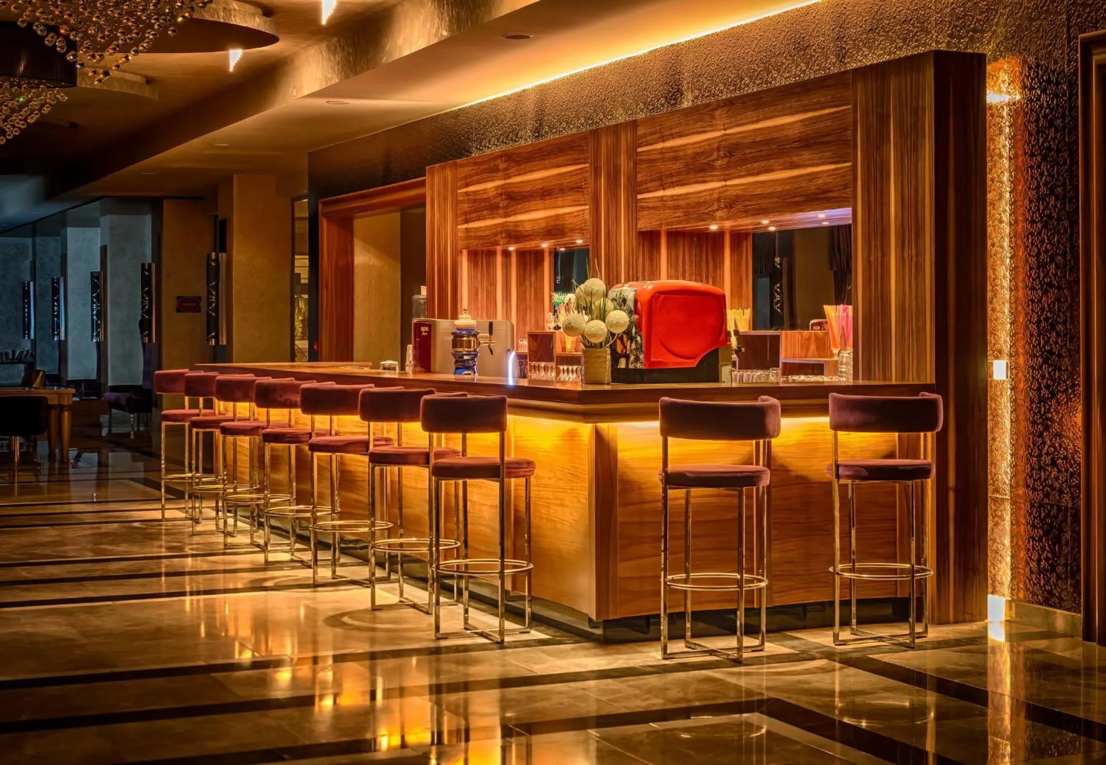 Lounge or bar in Golden Rock Beach