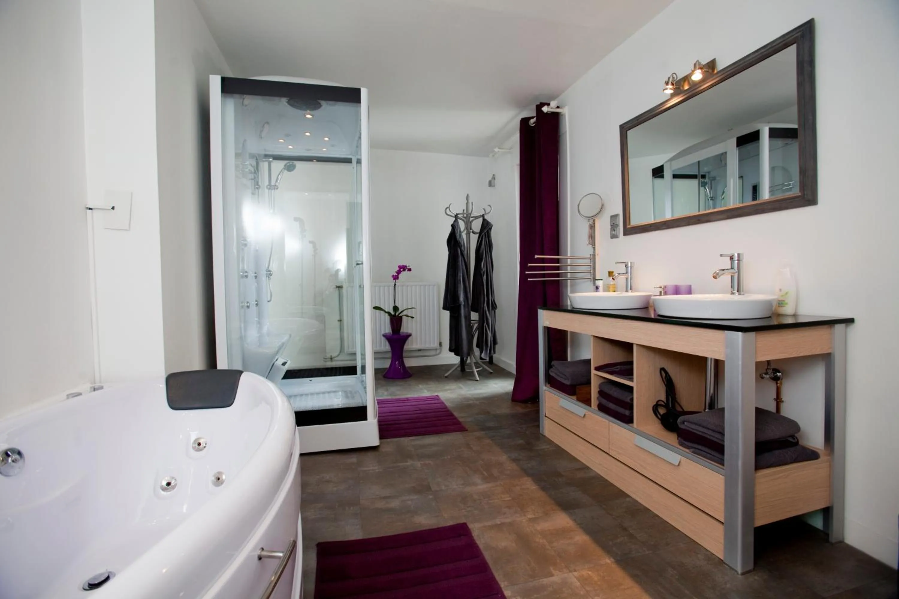 Shower in B&B Luxe Suites 1-2-3