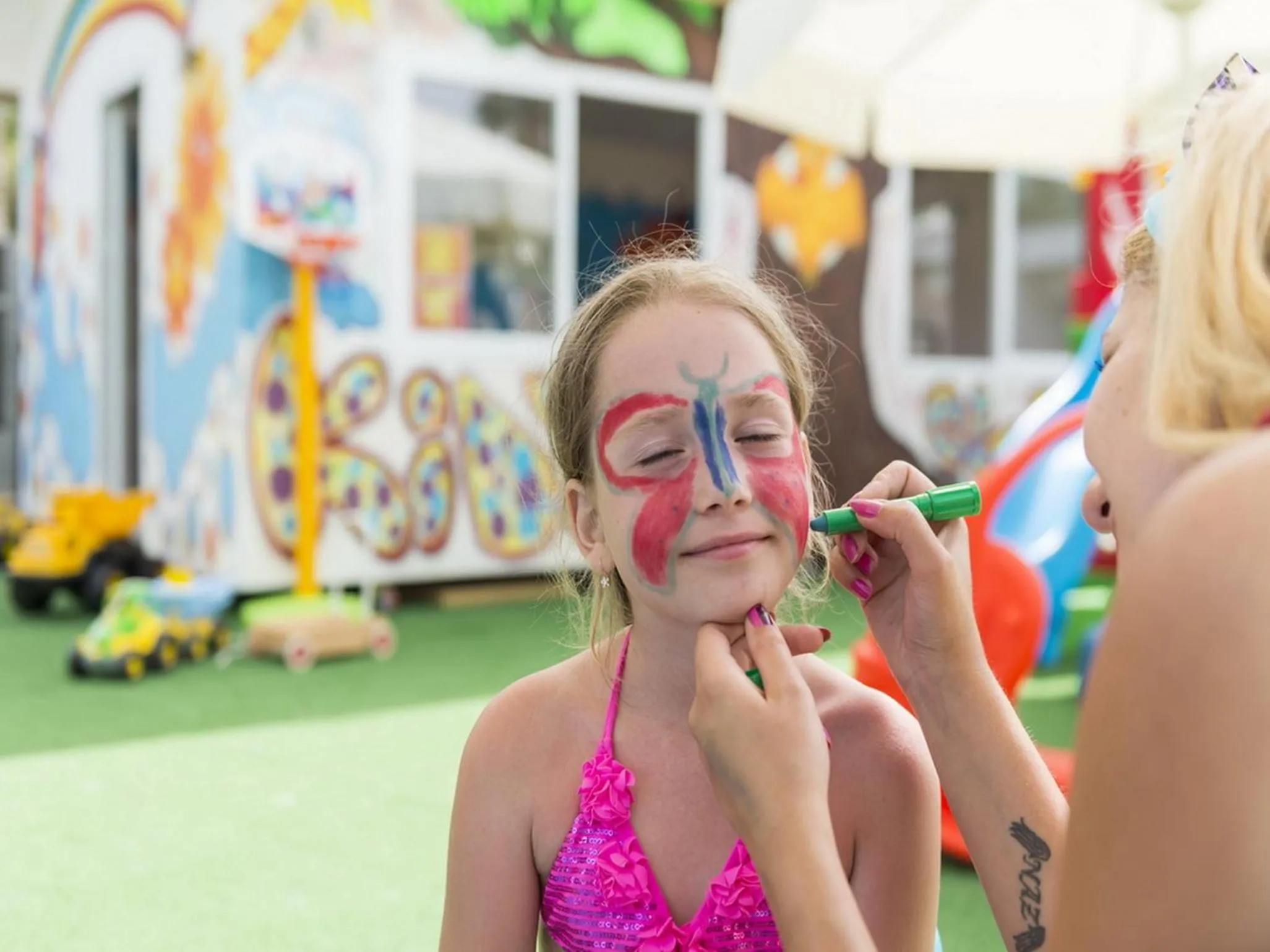 Children play ground in Pasa Beach Hotel