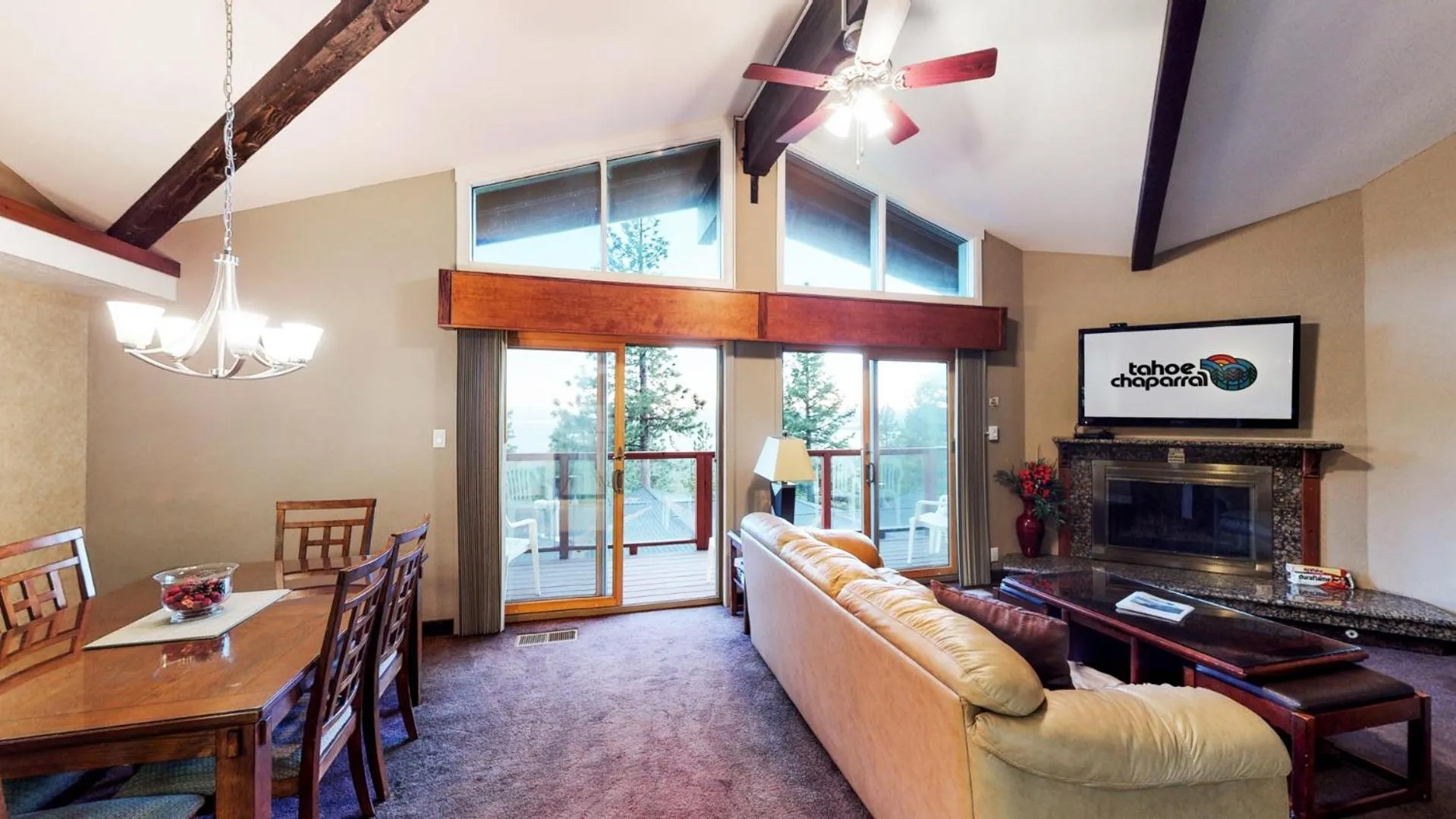 Living room in Tahoe Chaparral