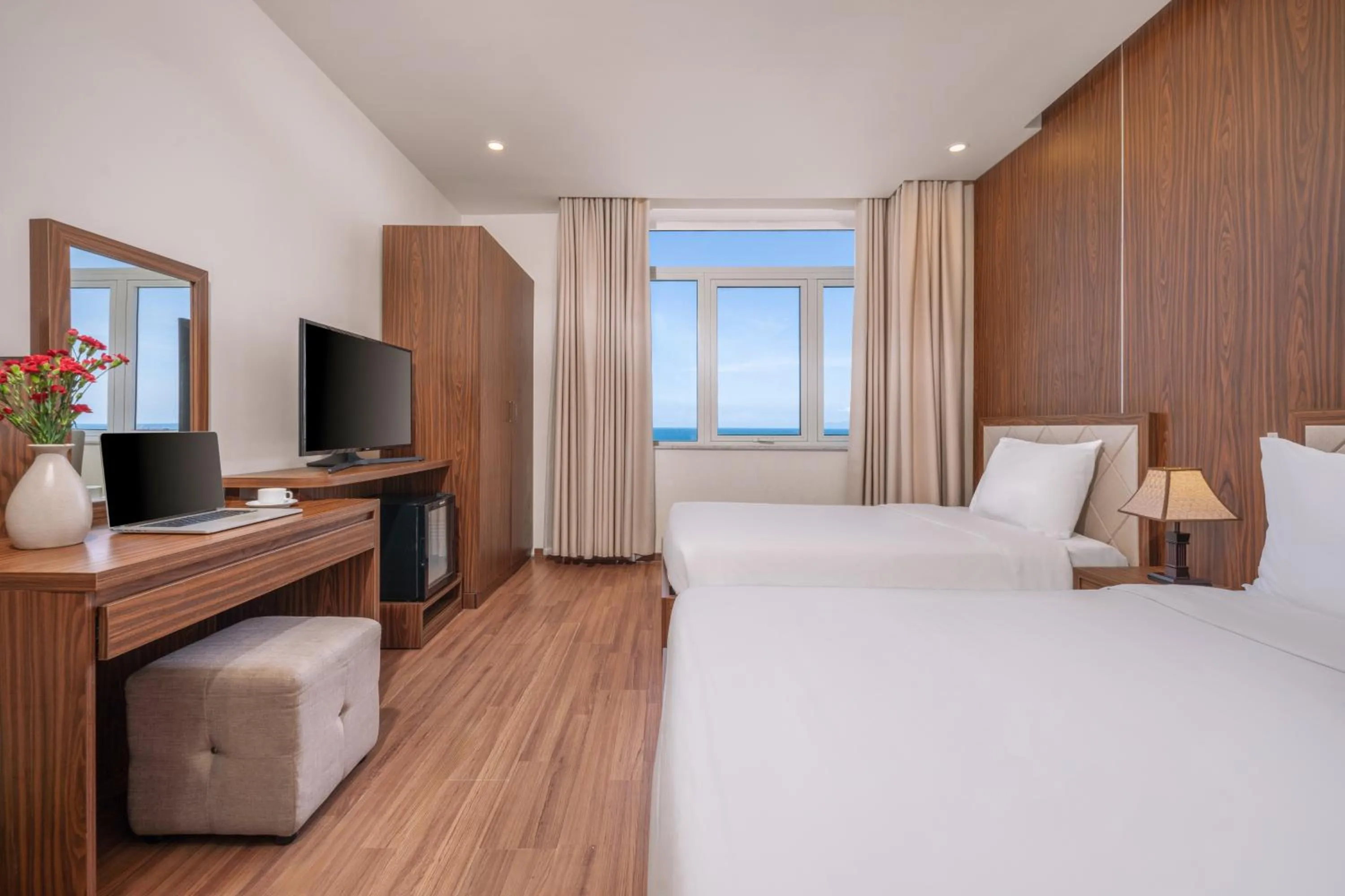 Bed in De Lamour Hotel Da Nang