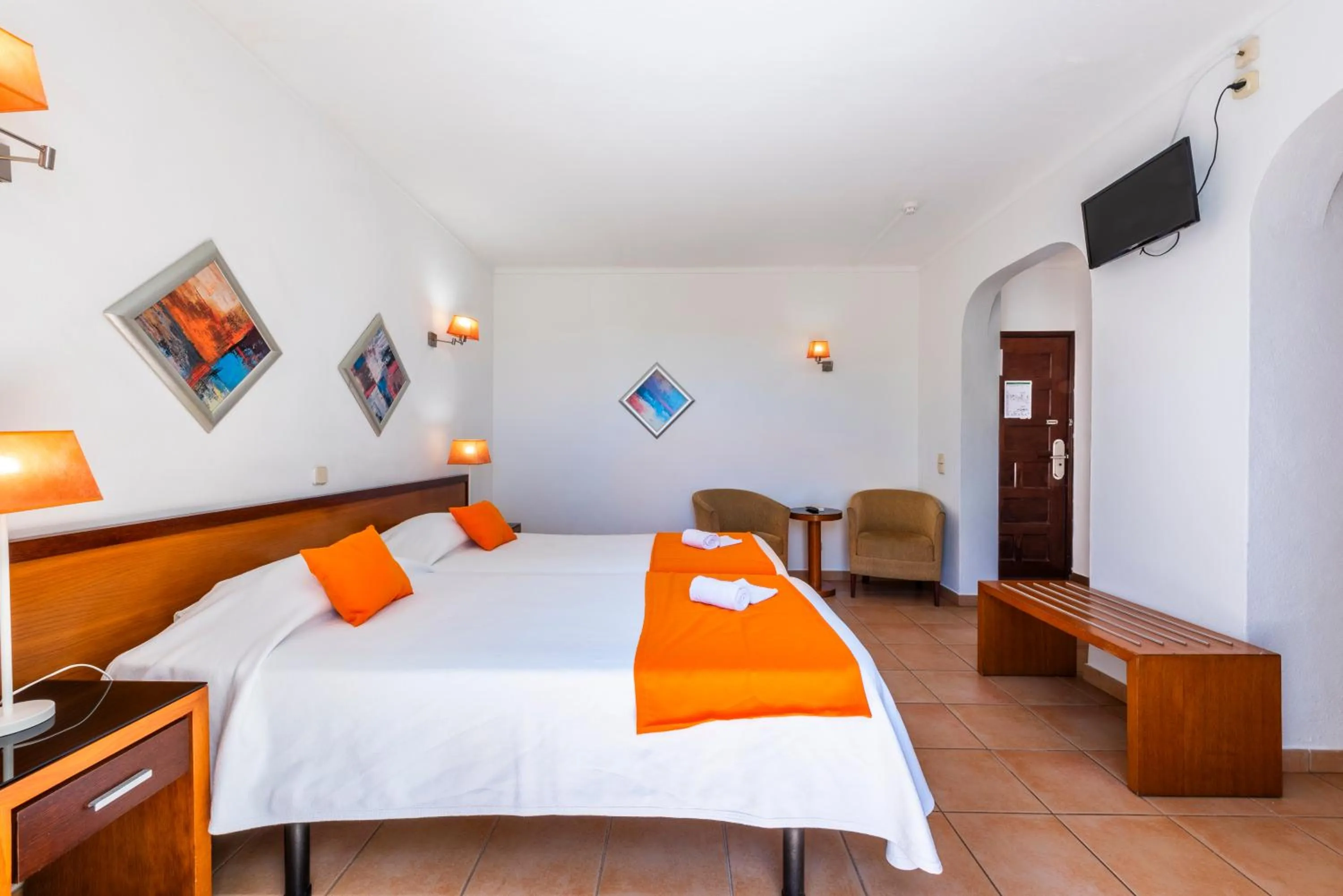 Bedroom, Bed in Hotel Pinhal do Sol