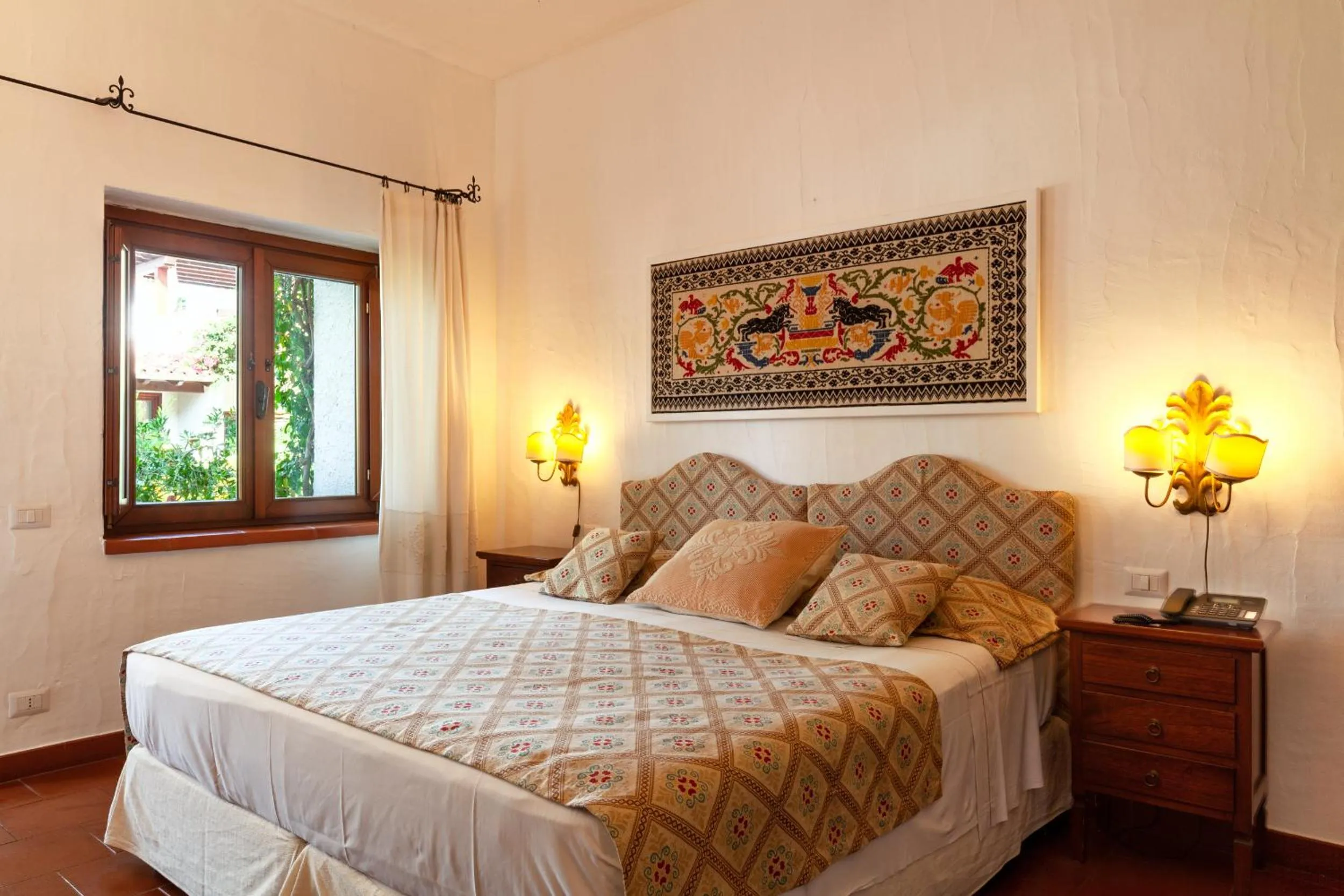 Bed in Nora Club Hotel & Spa