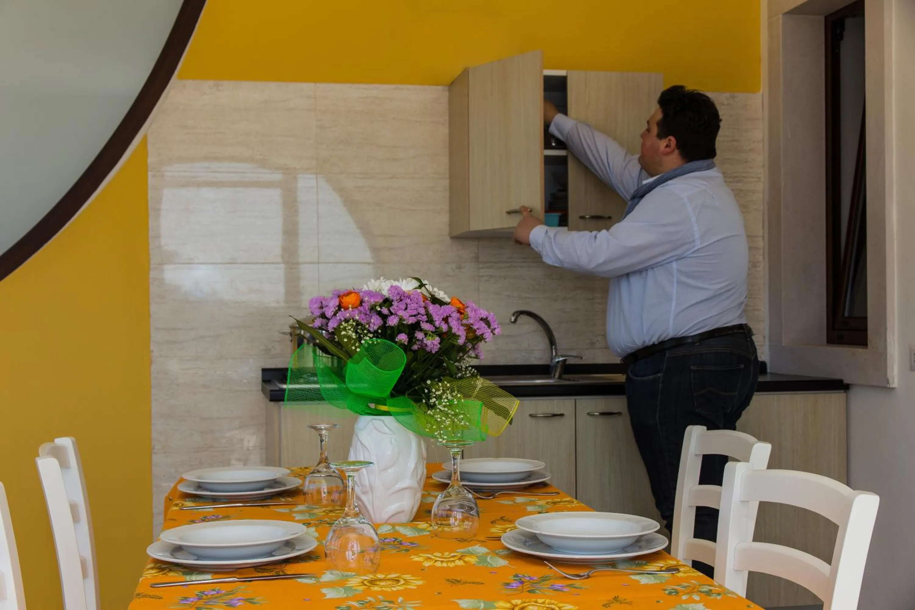 Dining area in Rifugio Delle Grotte