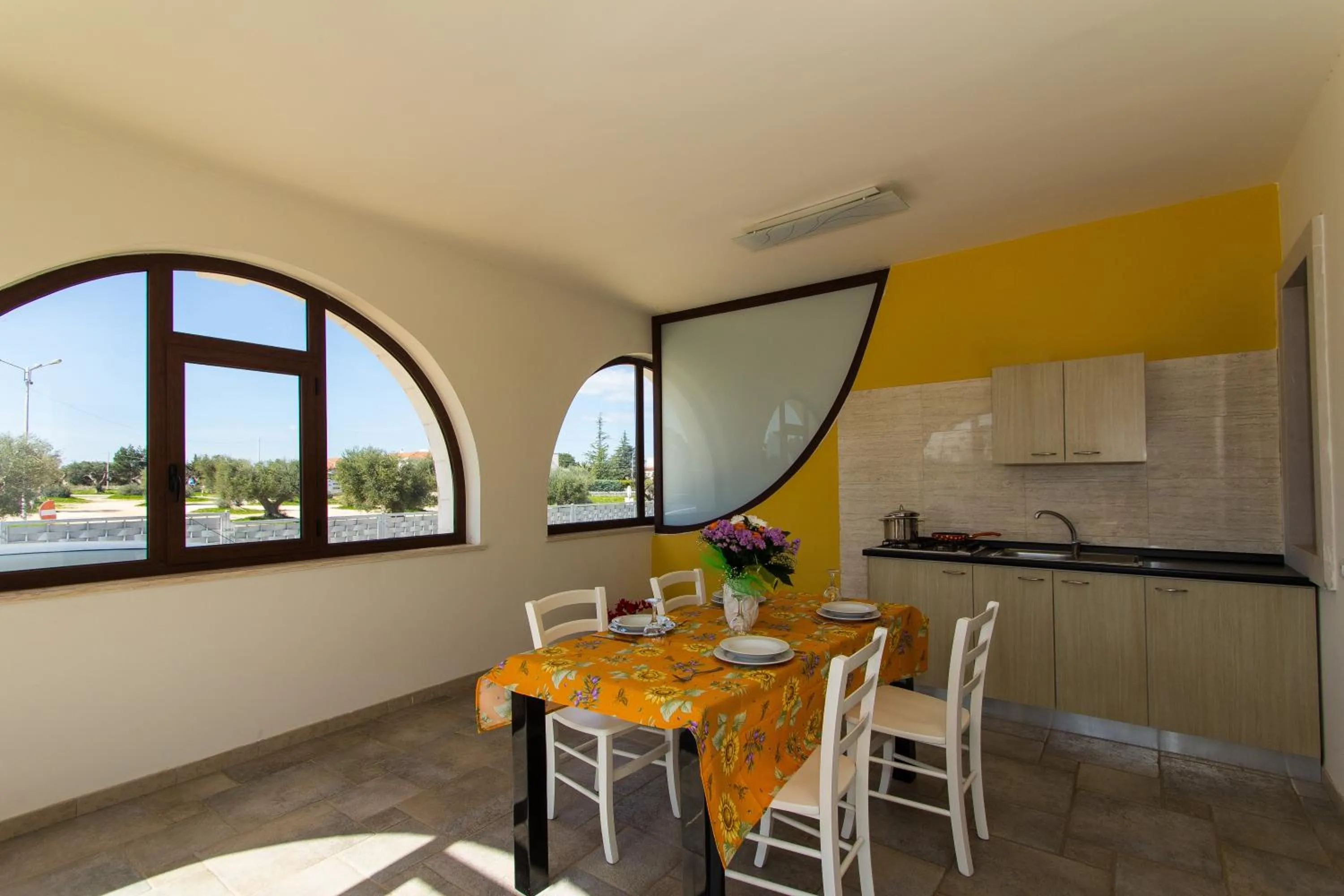 Dining area in Rifugio Delle Grotte