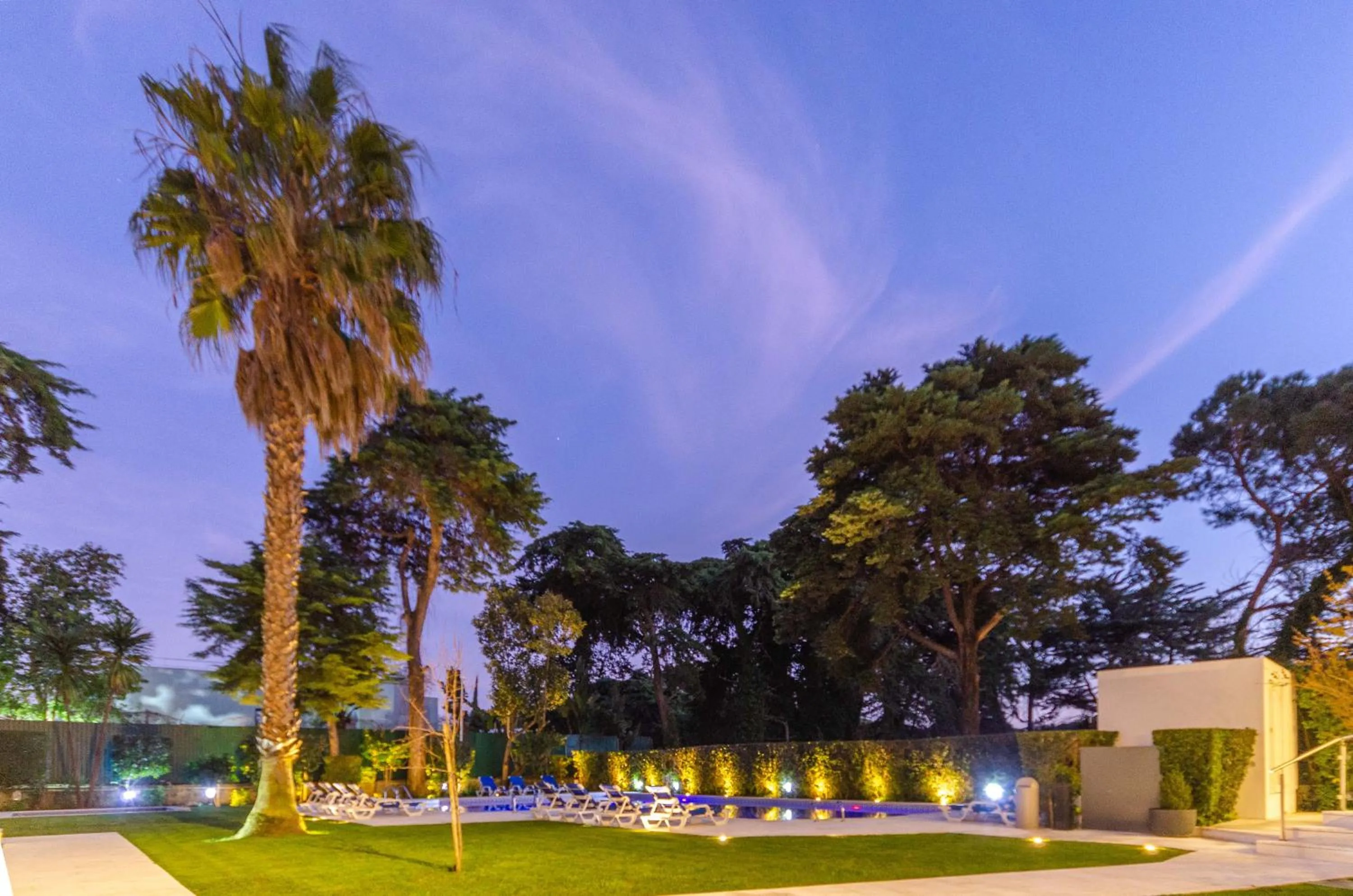 Garden view in Hotel Lido