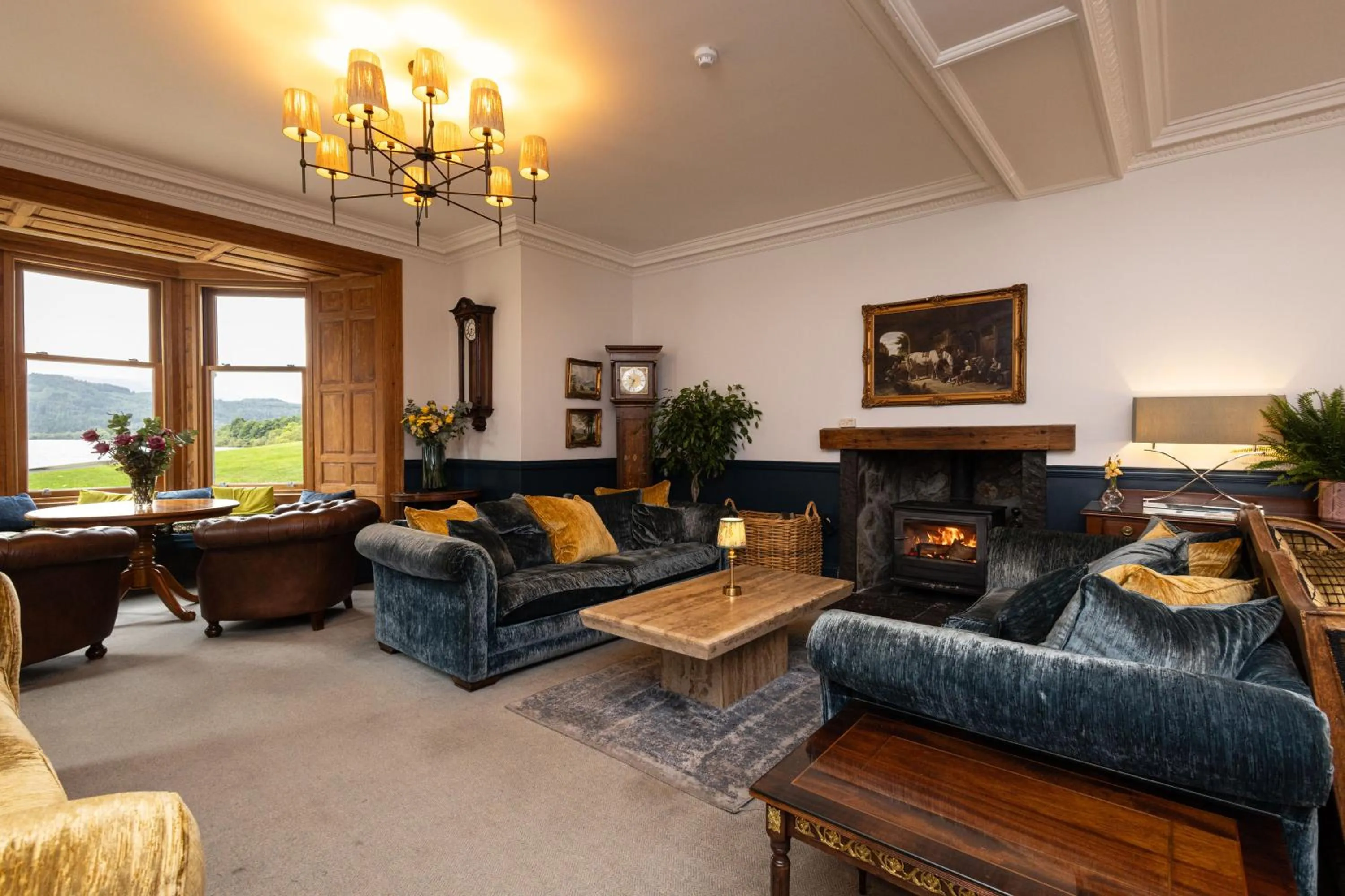Living room in Altskeith Country House