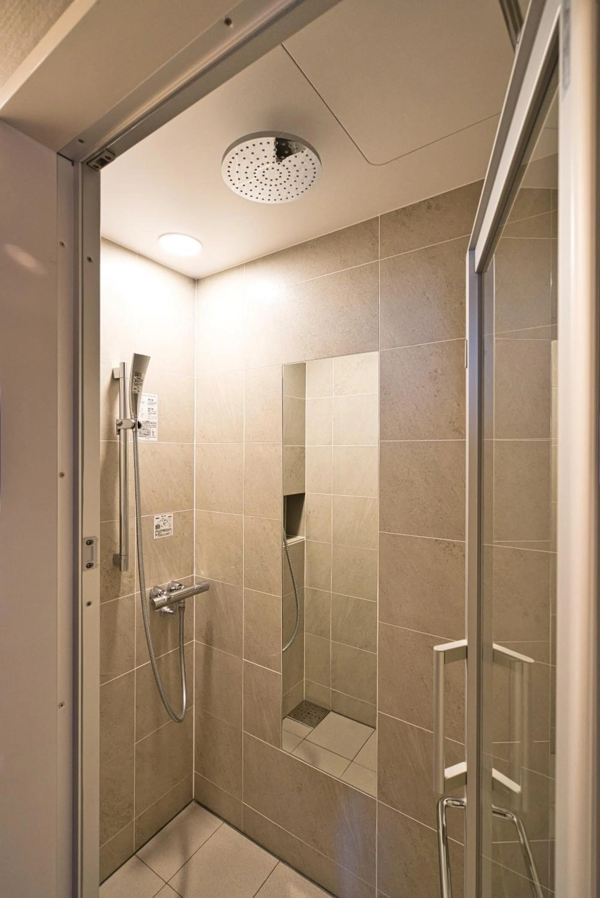Shower in Winery Hotel and Condominium HITOHANA