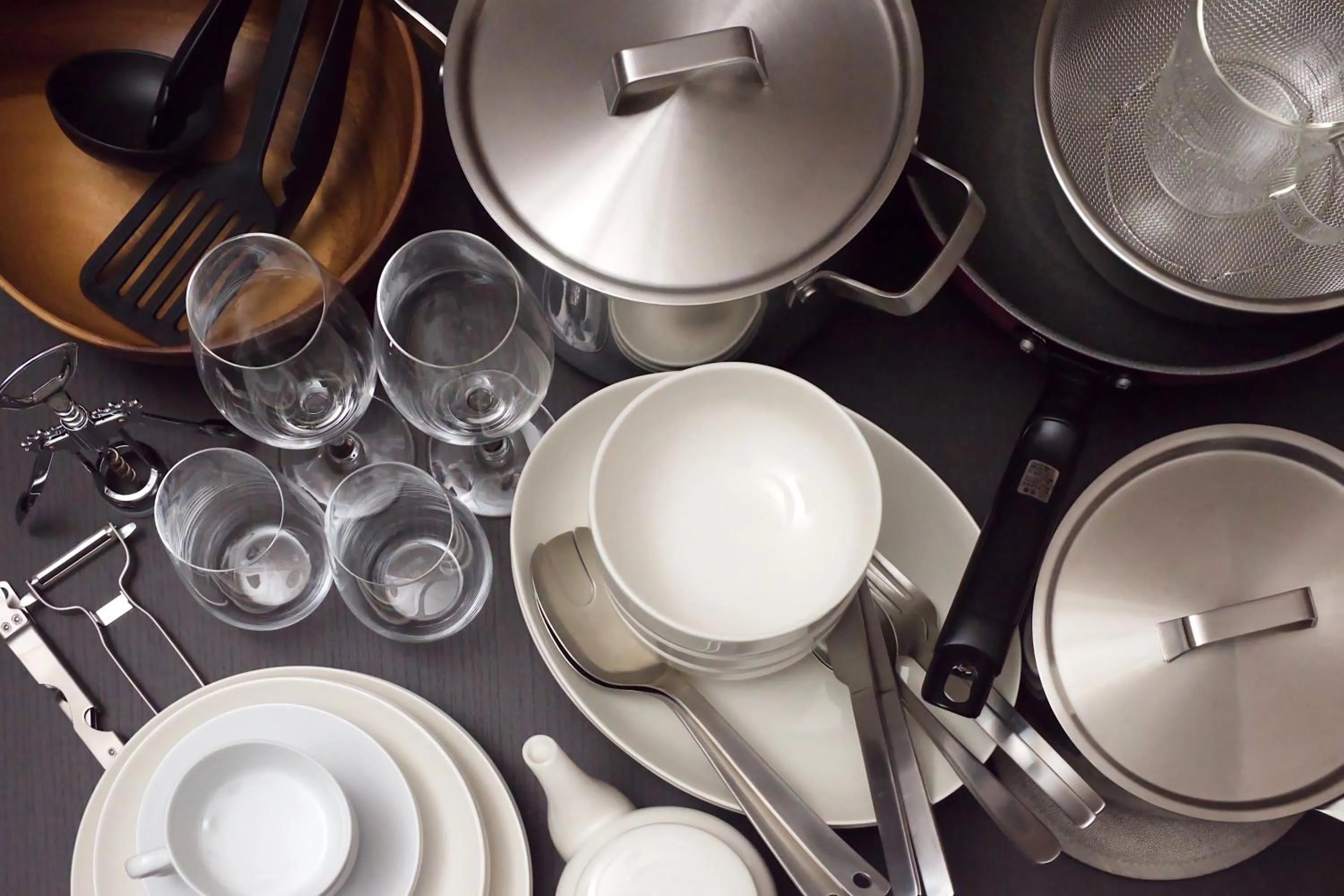 Kitchen or kitchenette in Winery Hotel and Condominium HITOHANA