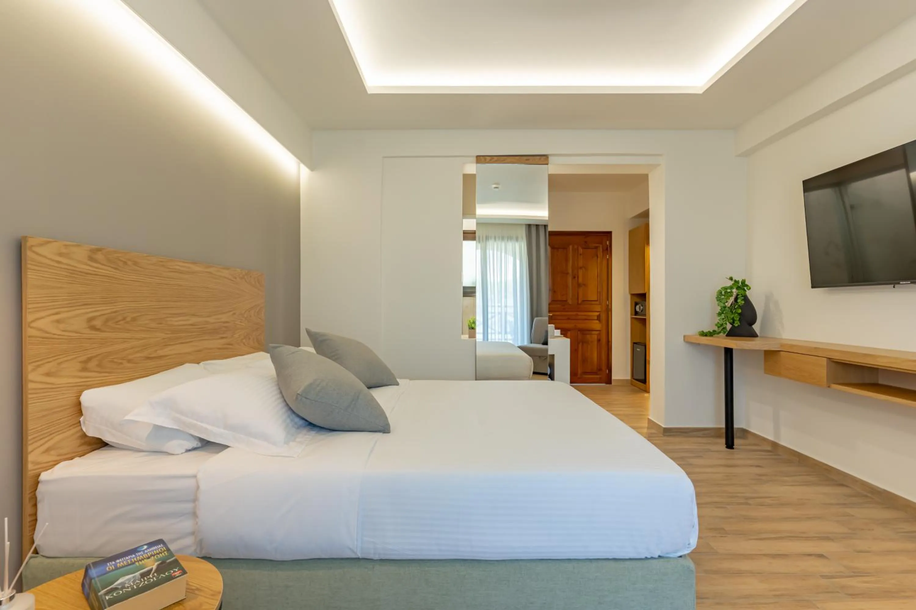 Bed in Arhontiko Liamas