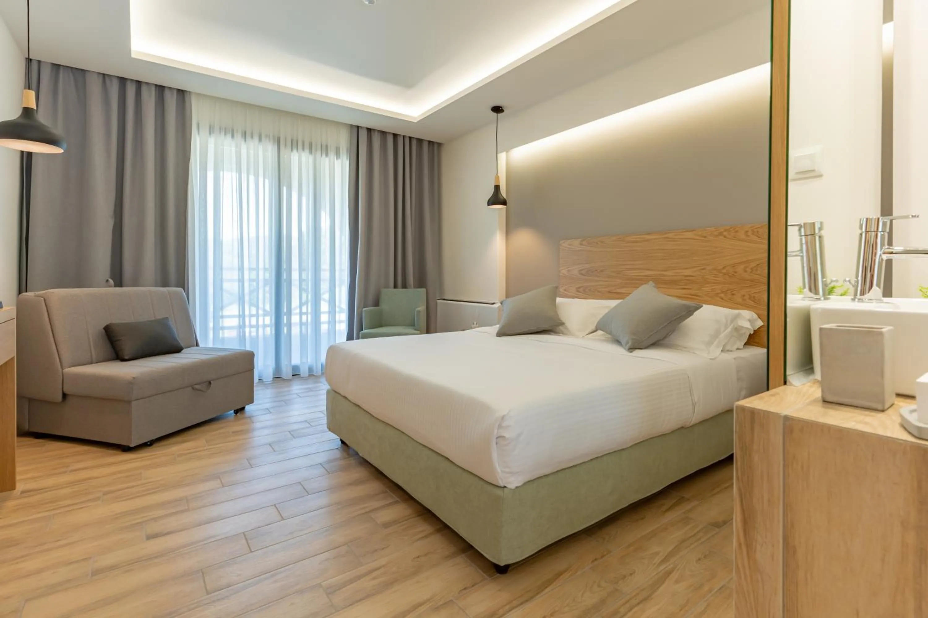 Bed in Arhontiko Liamas