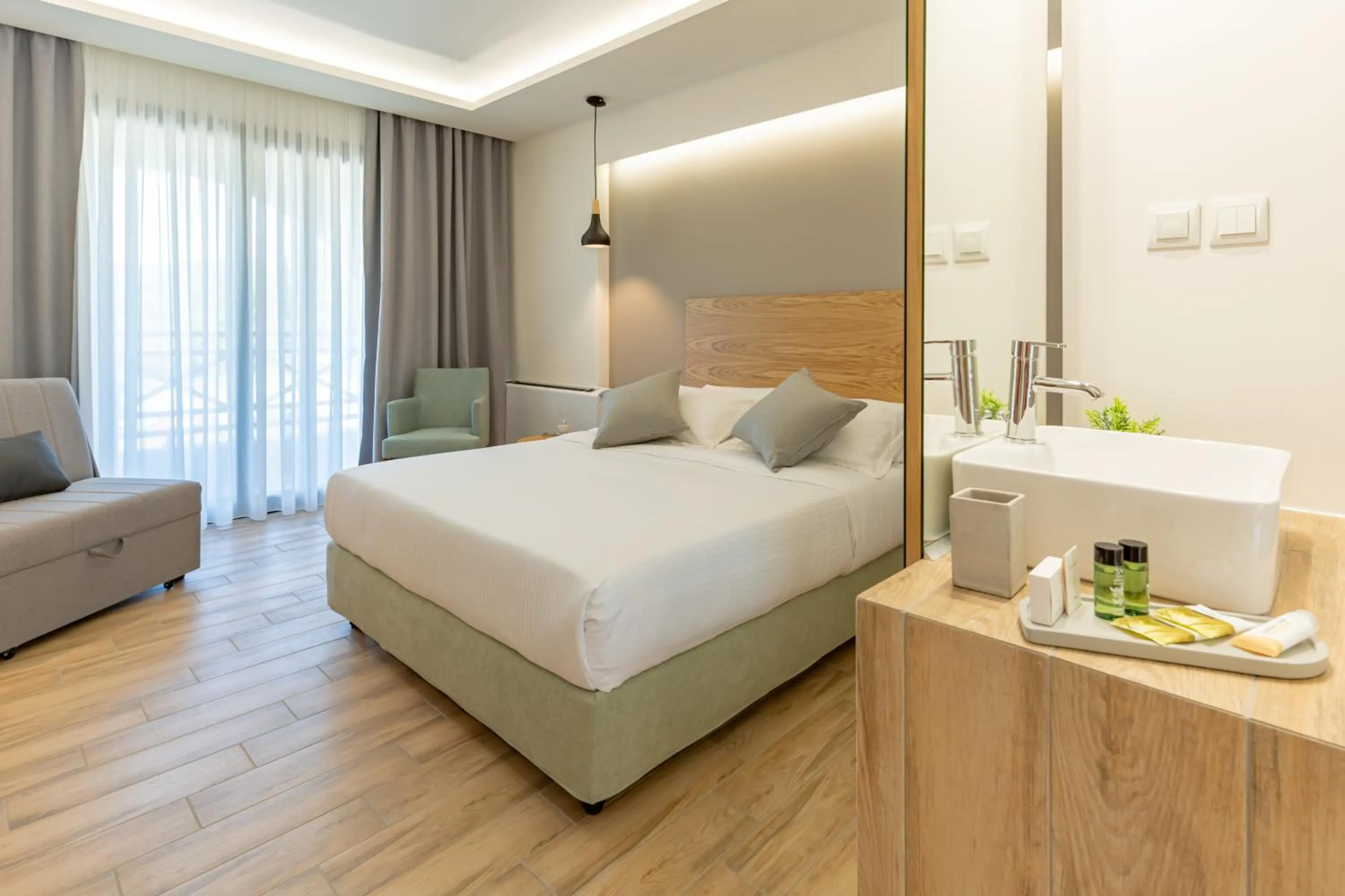 Bed in Arhontiko Liamas