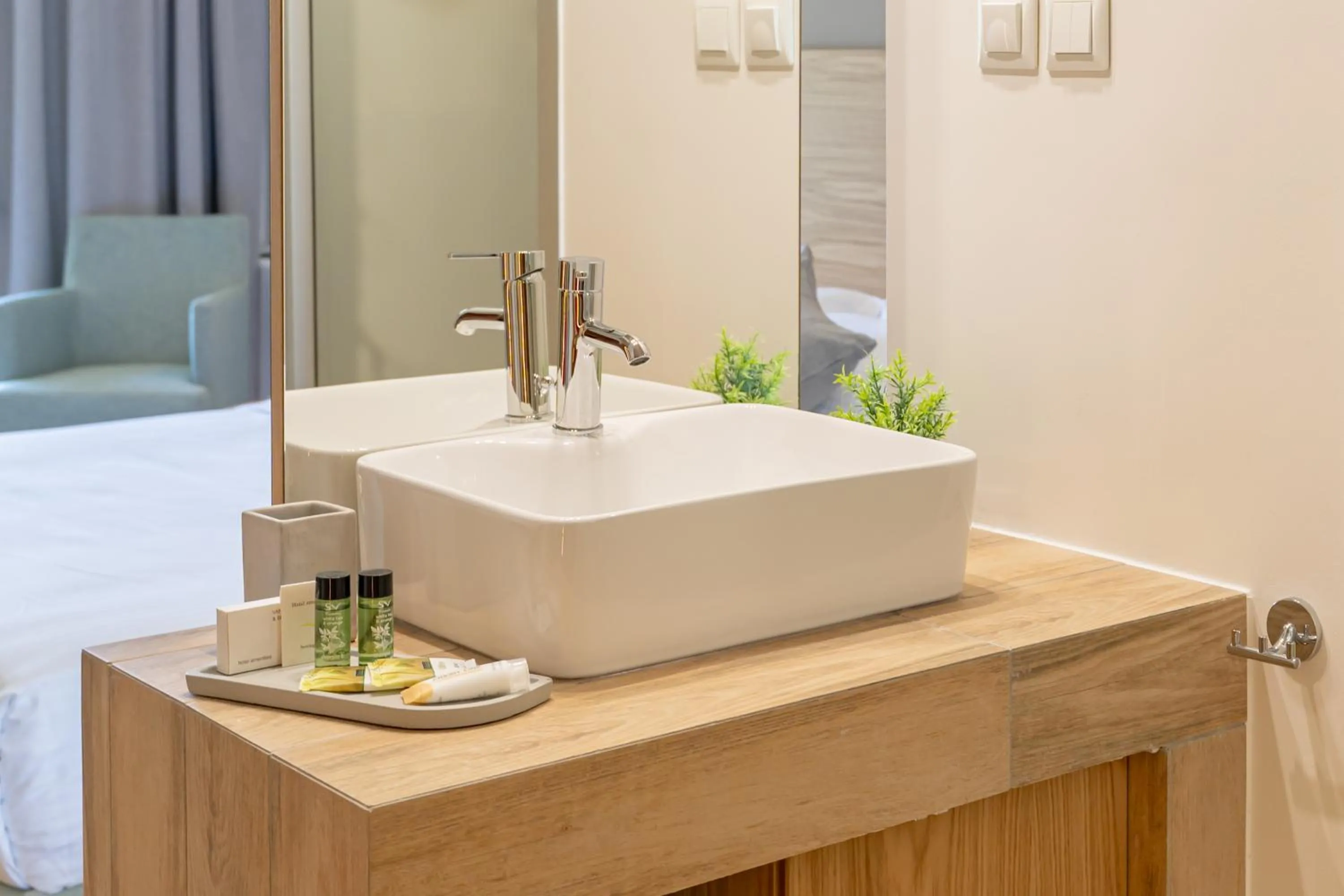 Bed in Arhontiko Liamas