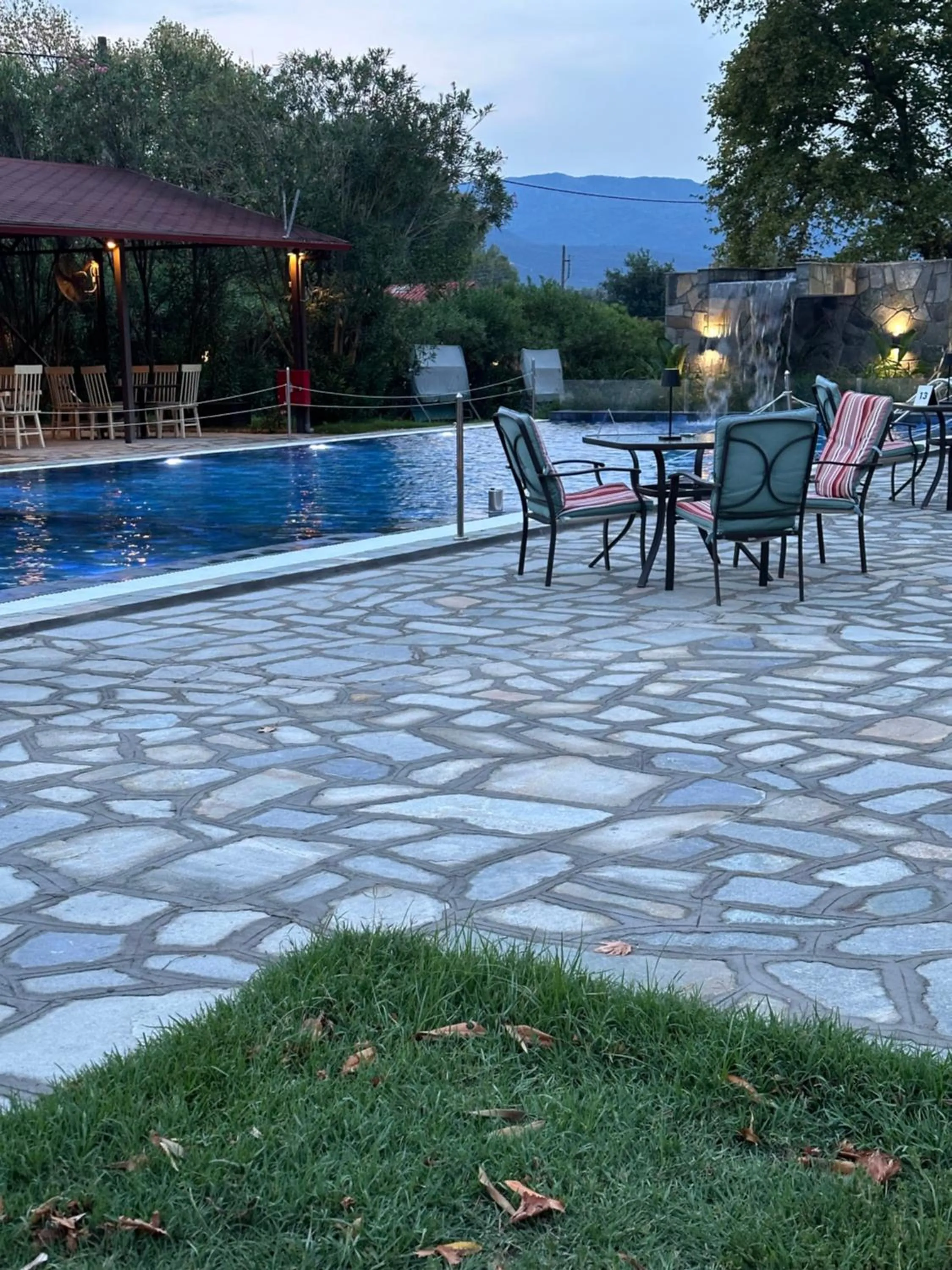 Swimming pool in Arhontiko Liamas