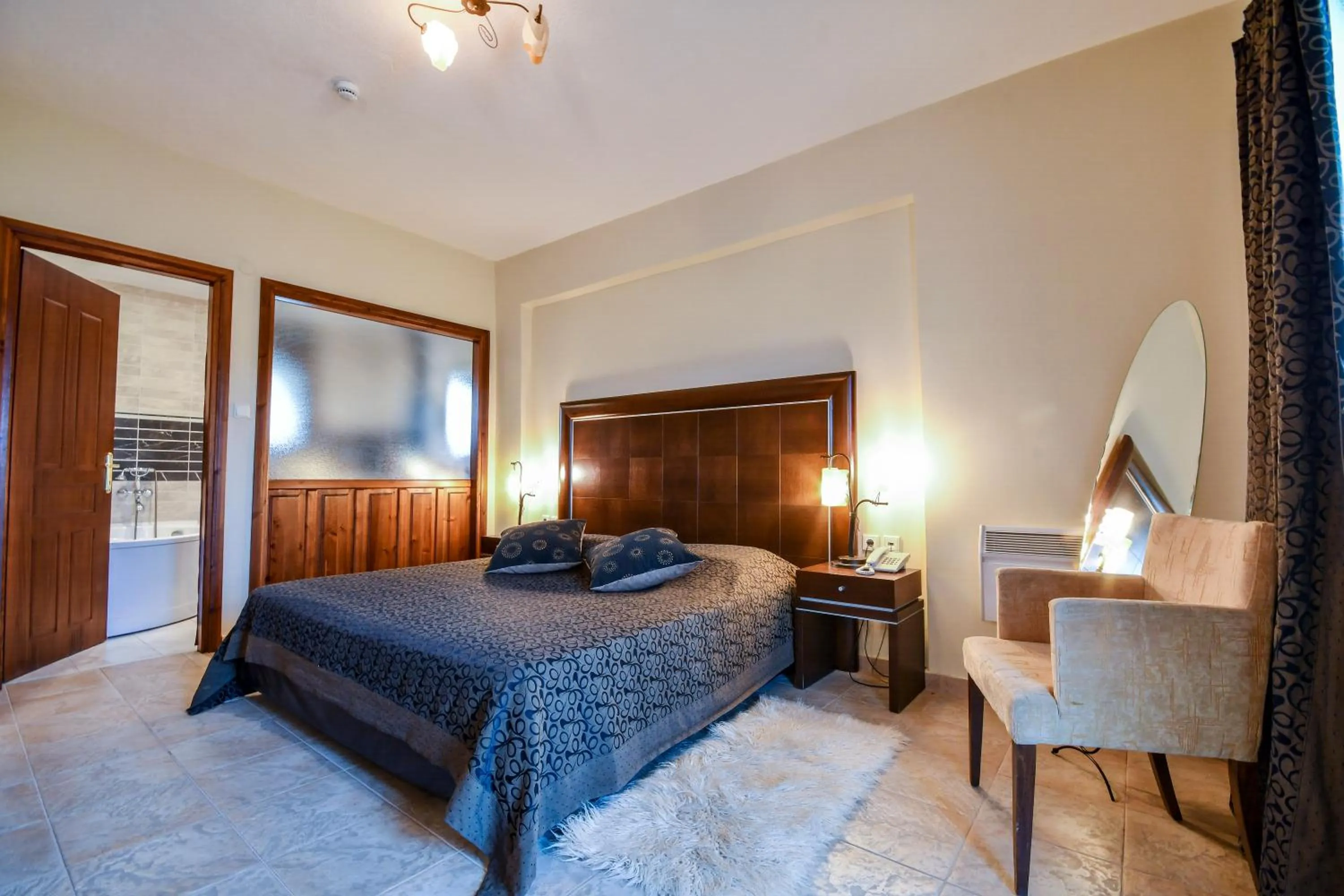 Bed in Arhontiko Liamas