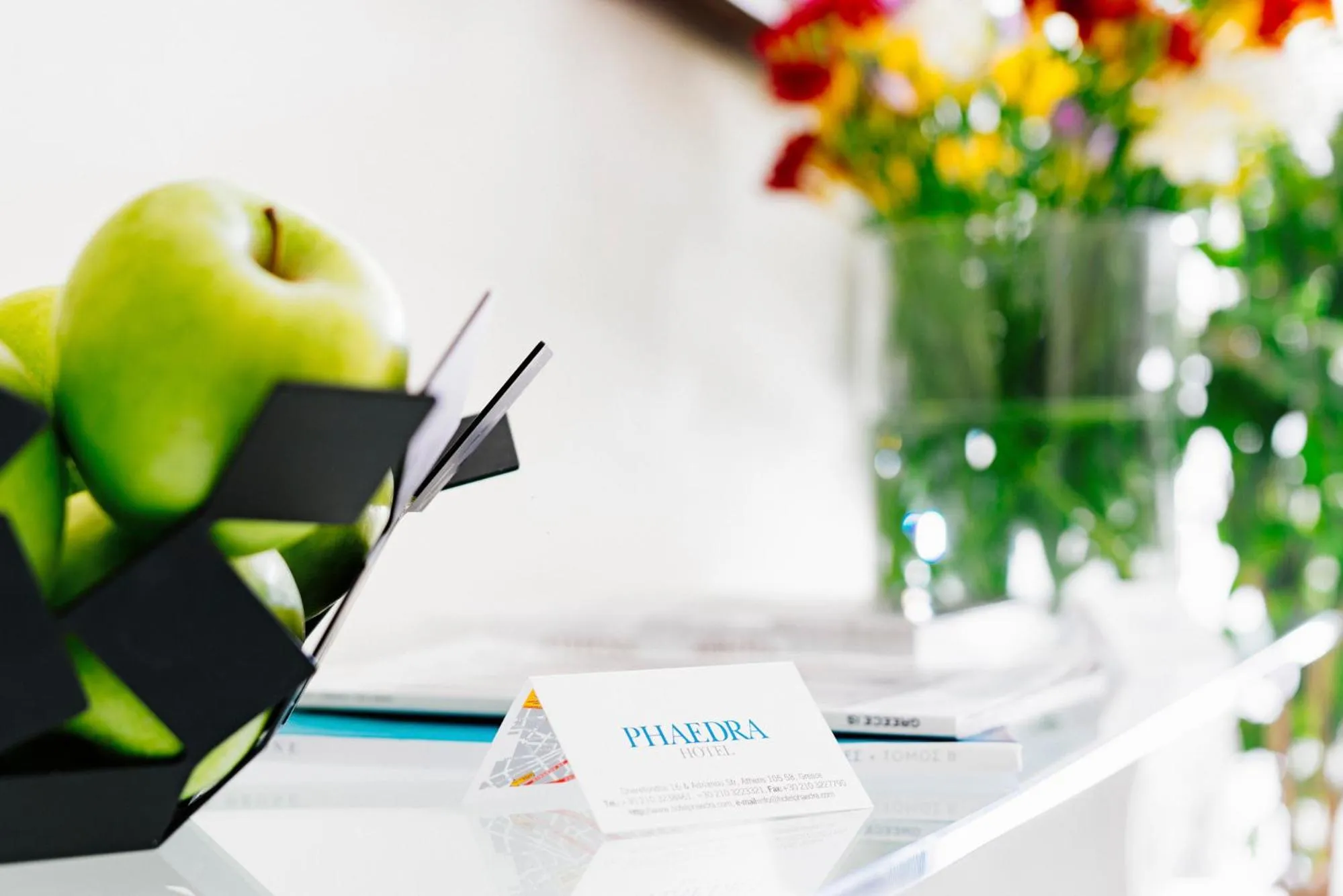 Lobby or reception in Phaedra Hotel