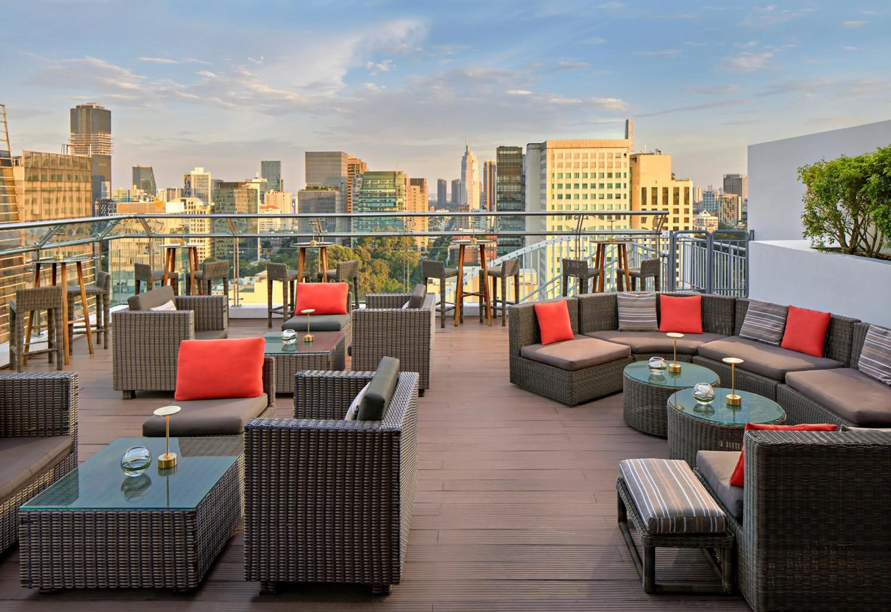 Patio in Novotel Saigon Centre