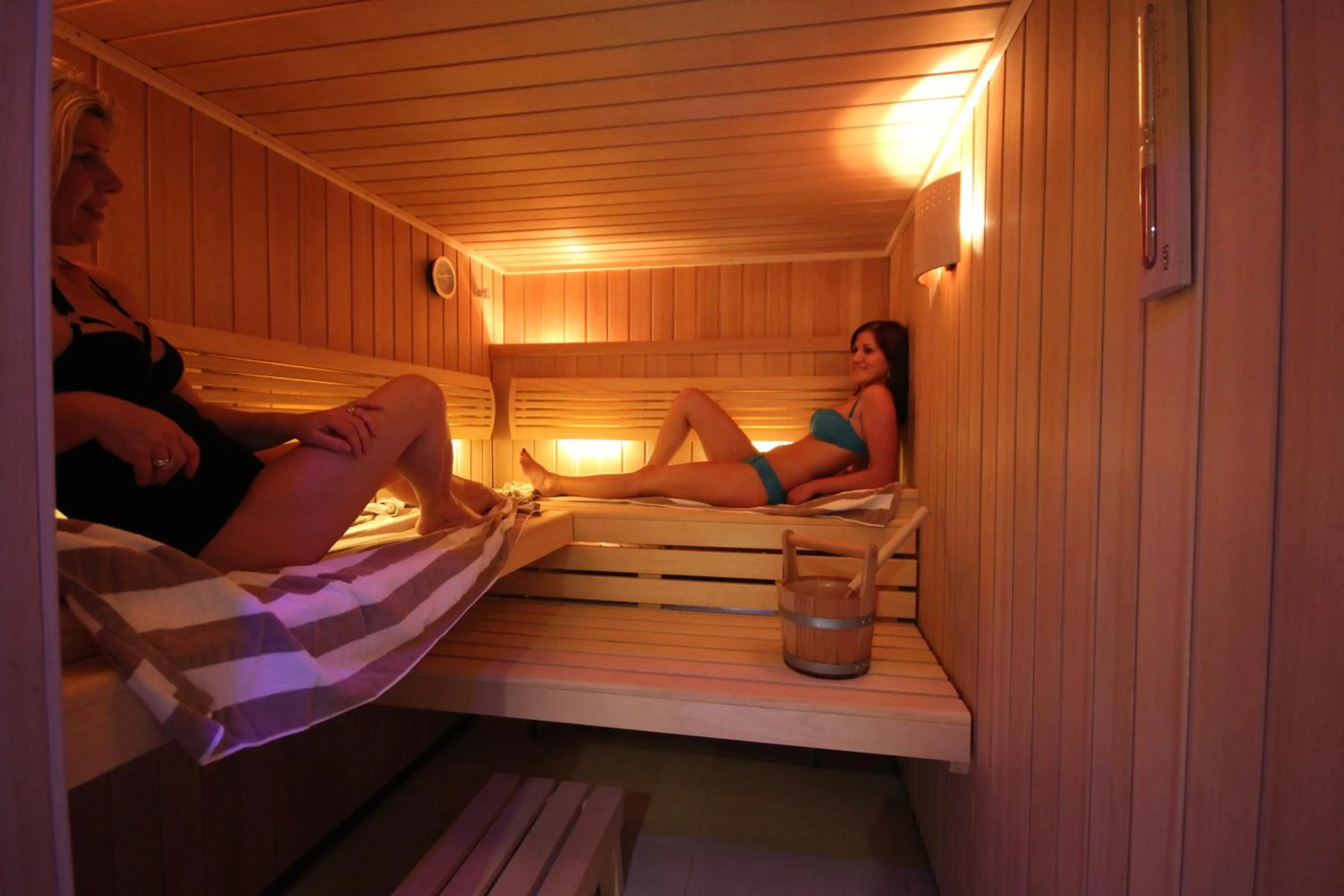 Sauna, Bed in Résidence Les Cigogneaux