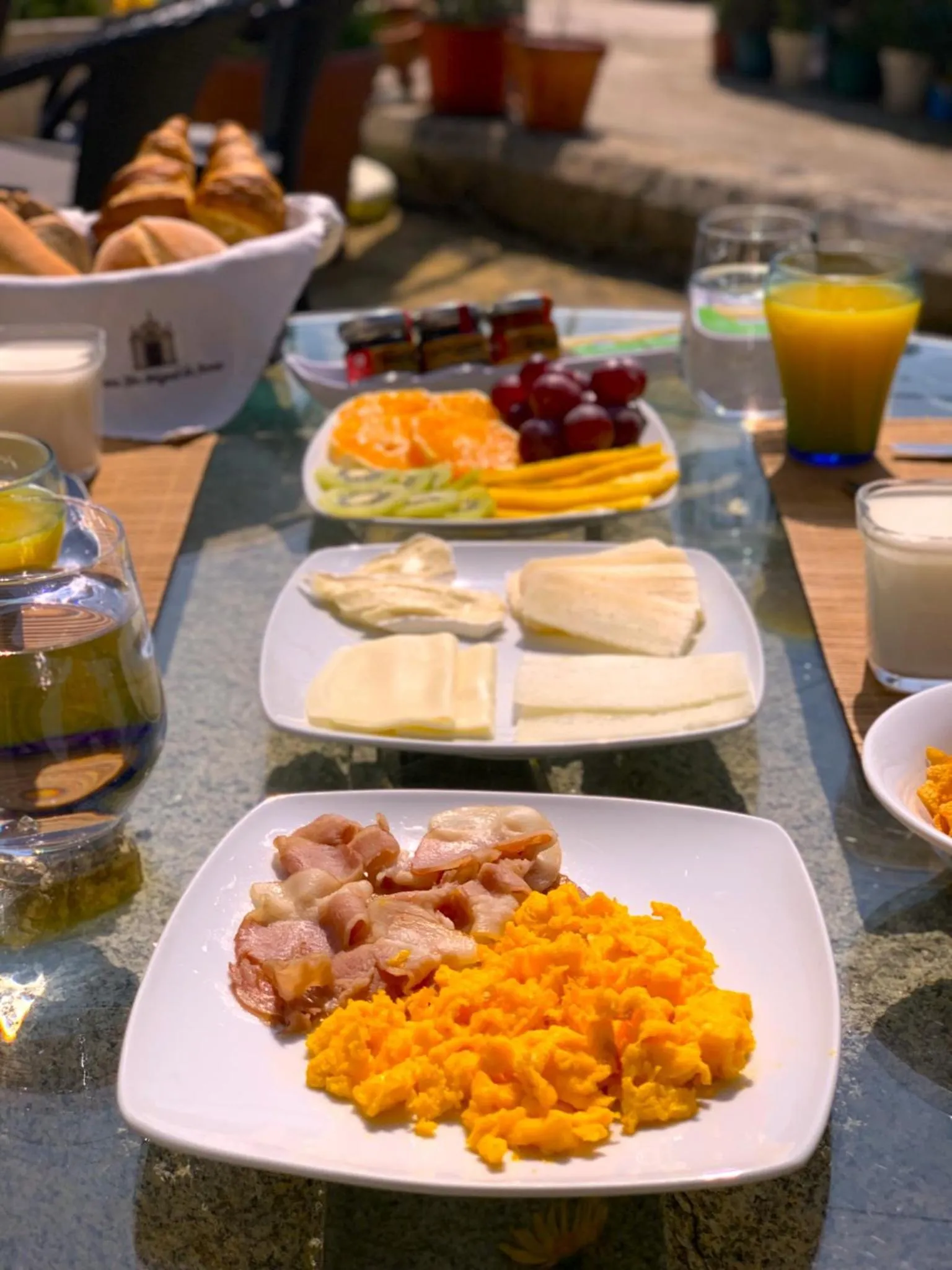 Breakfast in Quinta Sao Miguel de Arcos