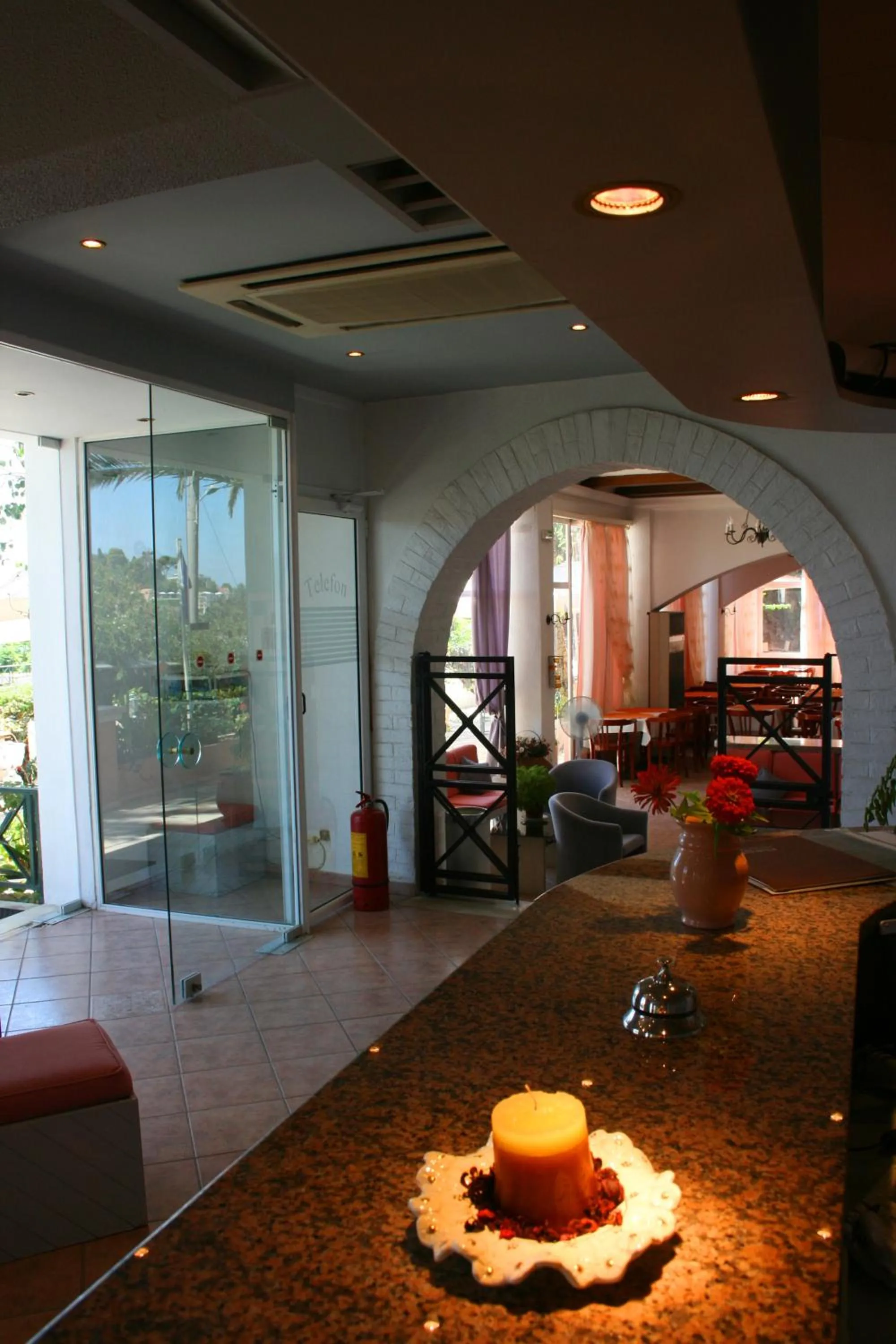 Decorative detail in Aegli Hotel