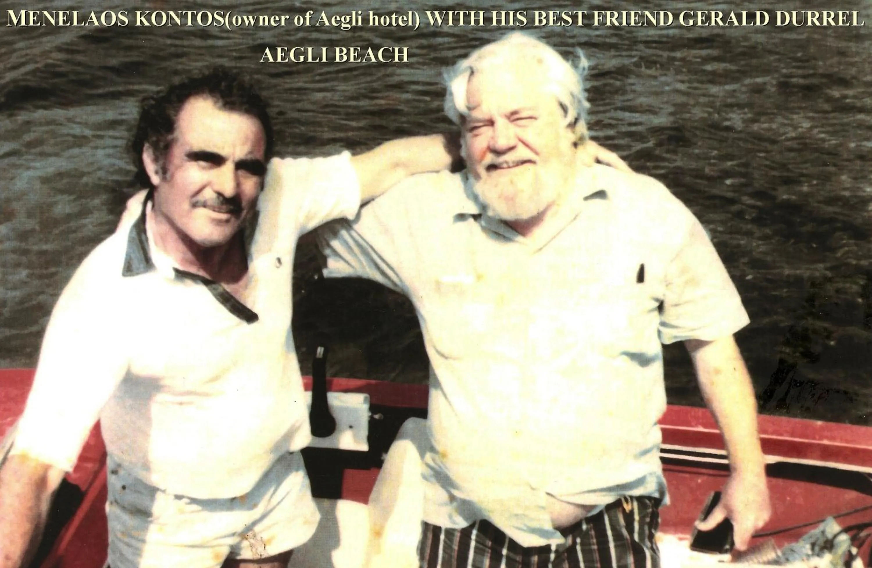 Text overlay in Aegli Hotel