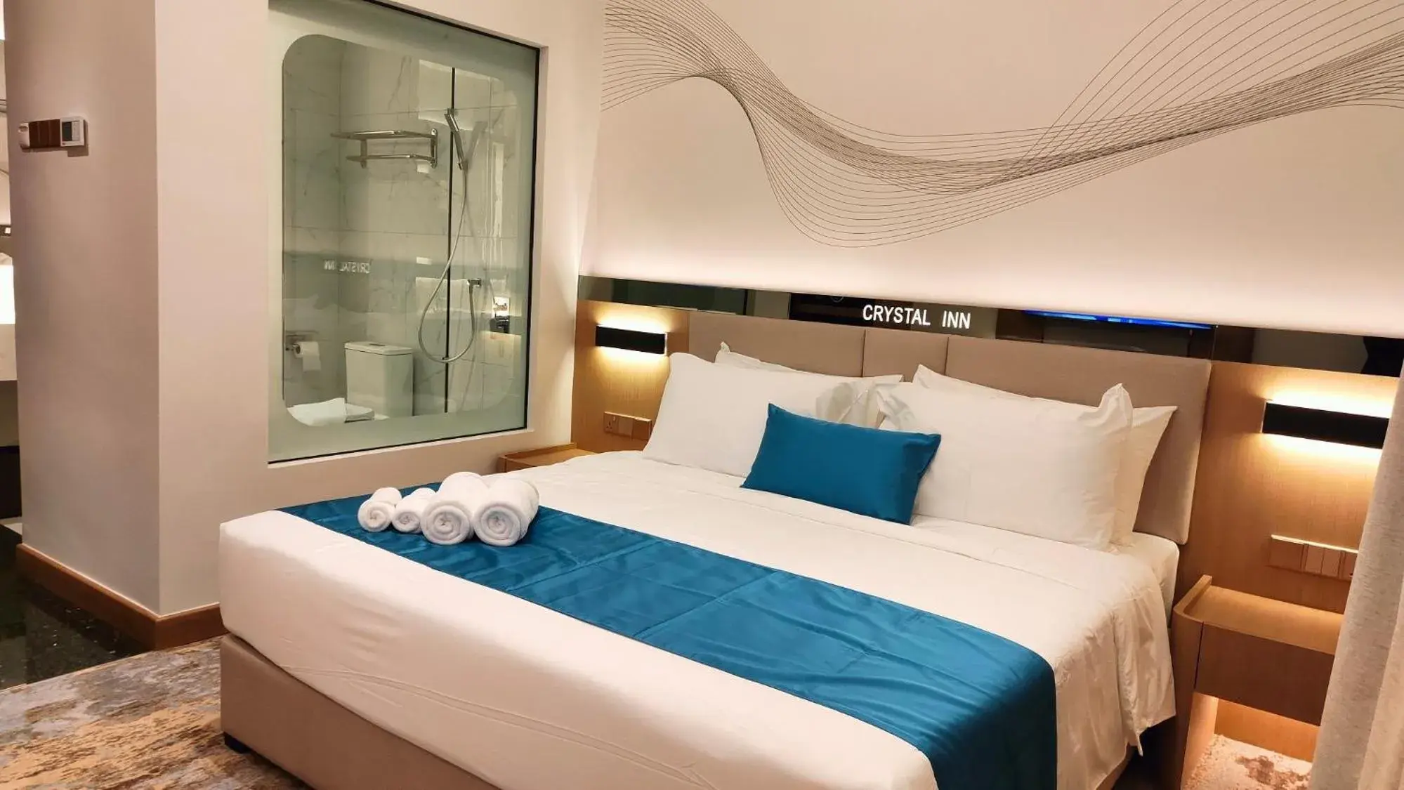 Bed in Crystal Inn Bed in Crystal Inn