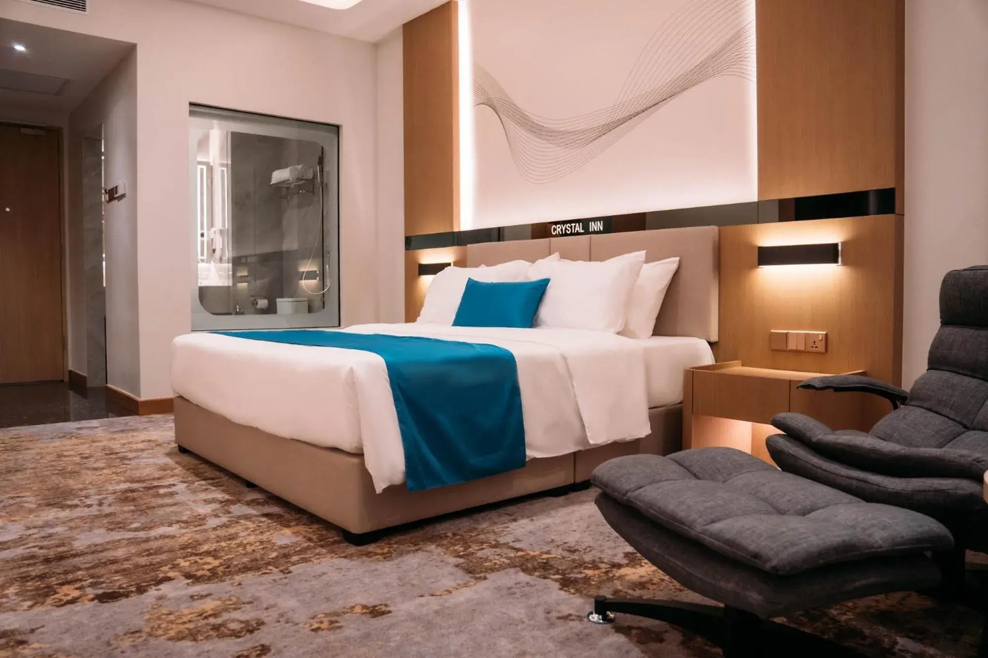 Bed in Crystal Inn Bed in Crystal Inn