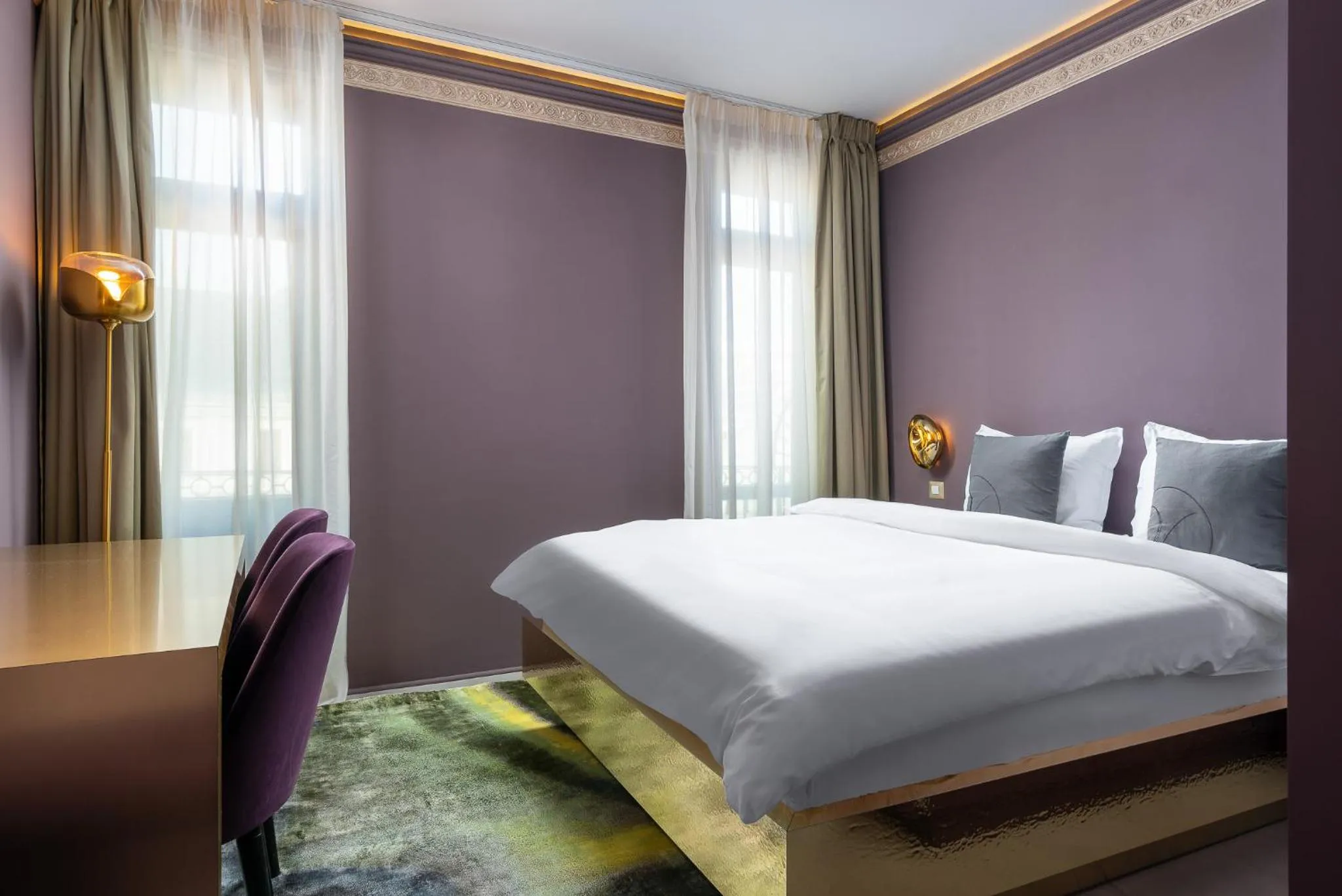 Bed in VISIONAPARTMENTS Bucharest - contactless check-in