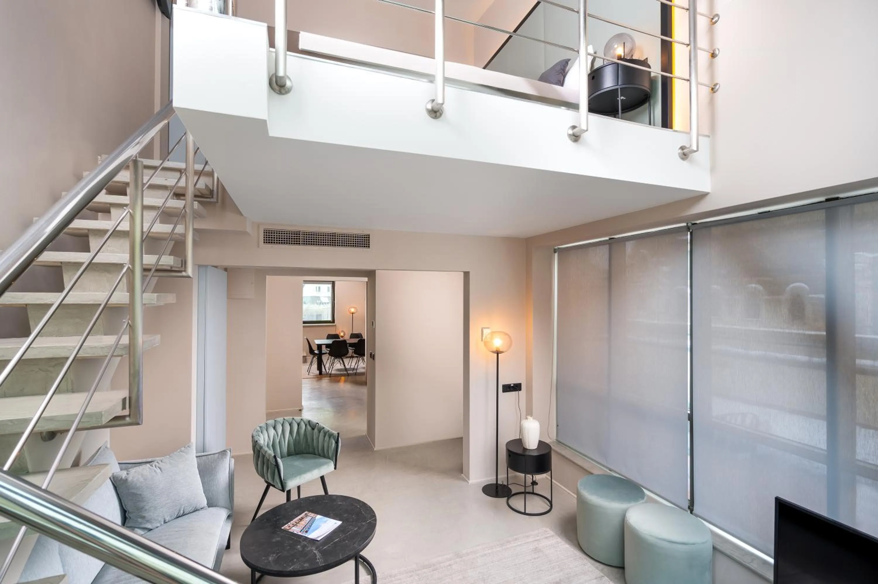 Living room in VISIONAPARTMENTS Bucharest - contactless check-in