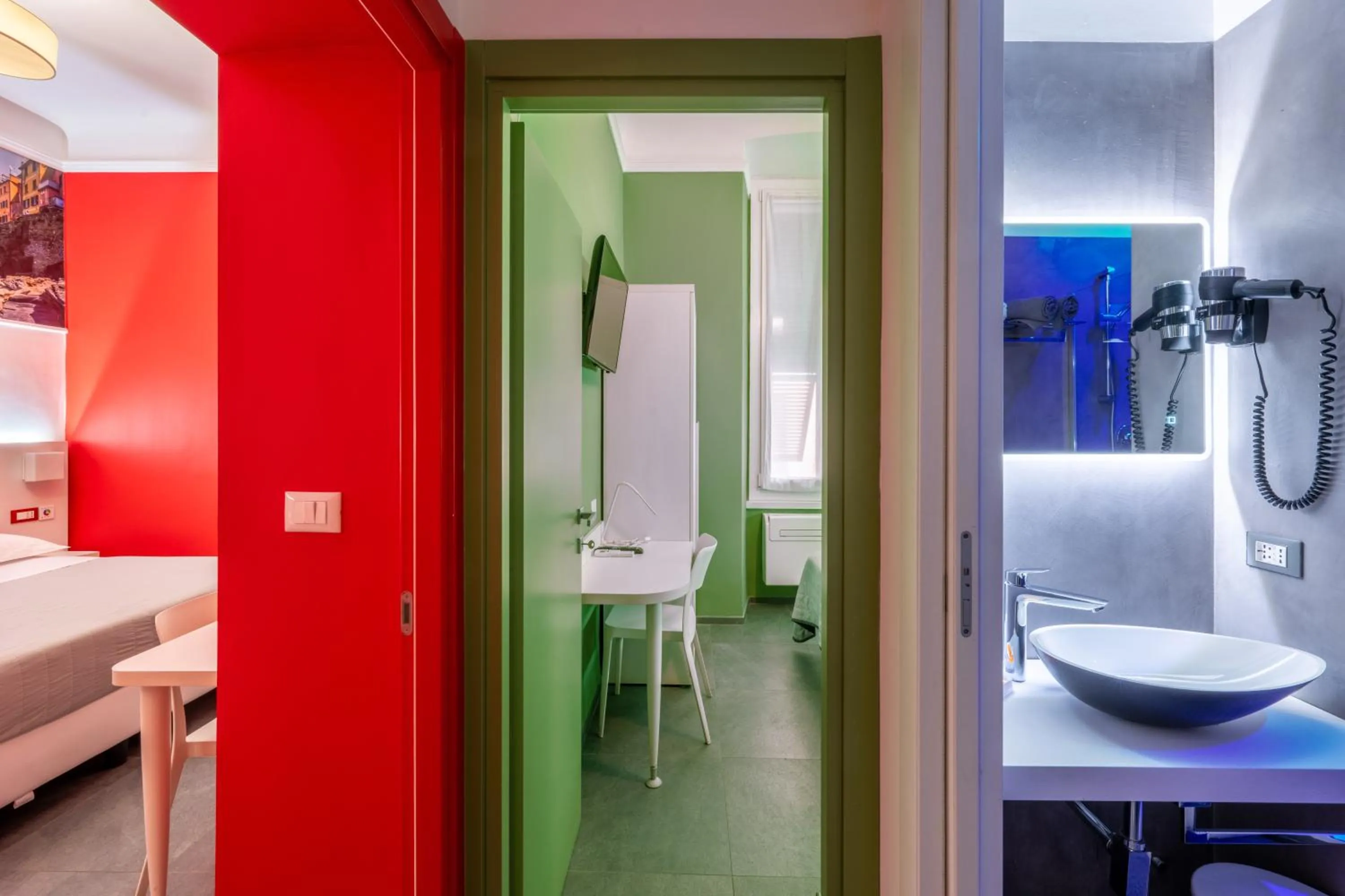 Bedroom in Hotel Fiume