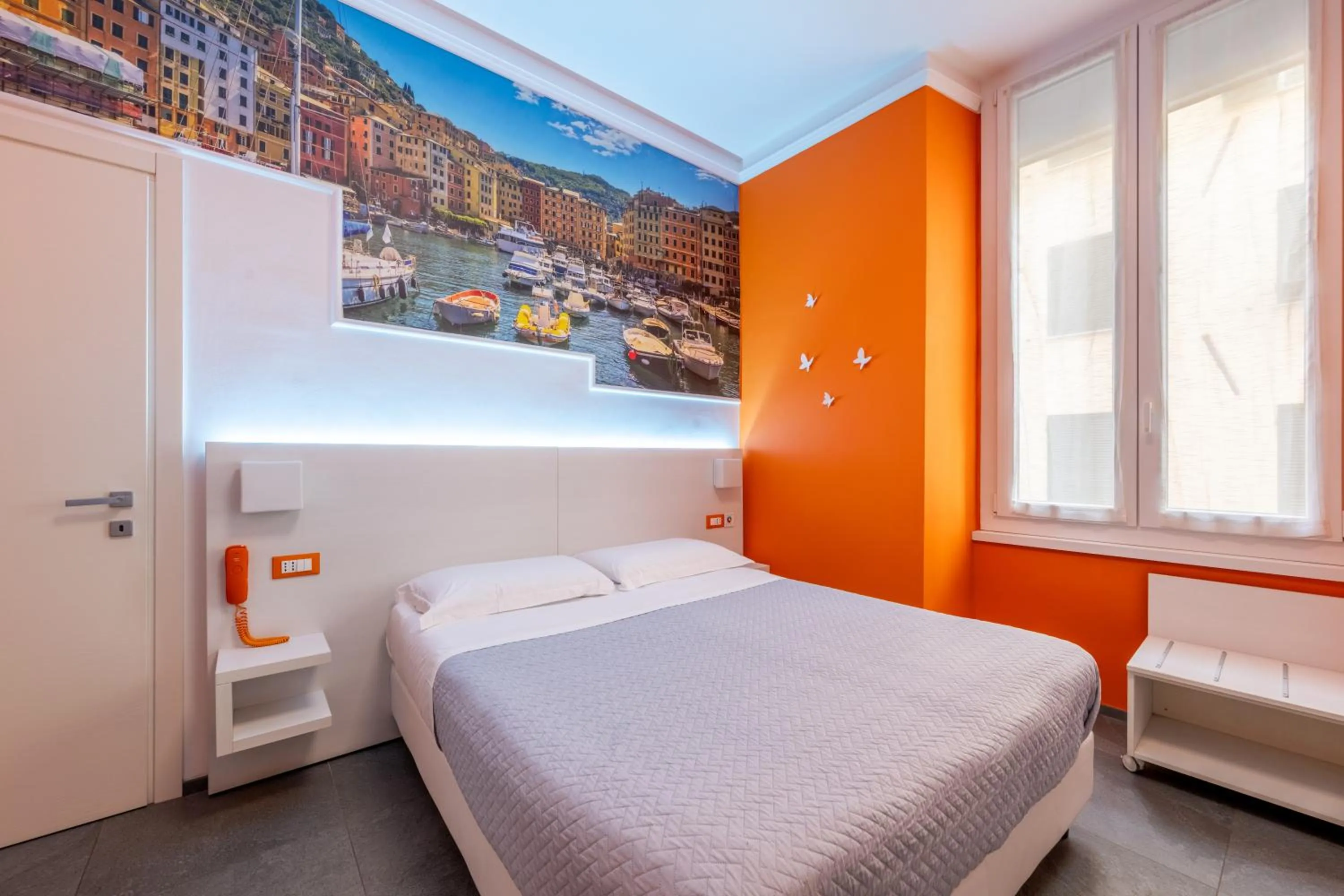 Bedroom, Bed in Hotel Fiume