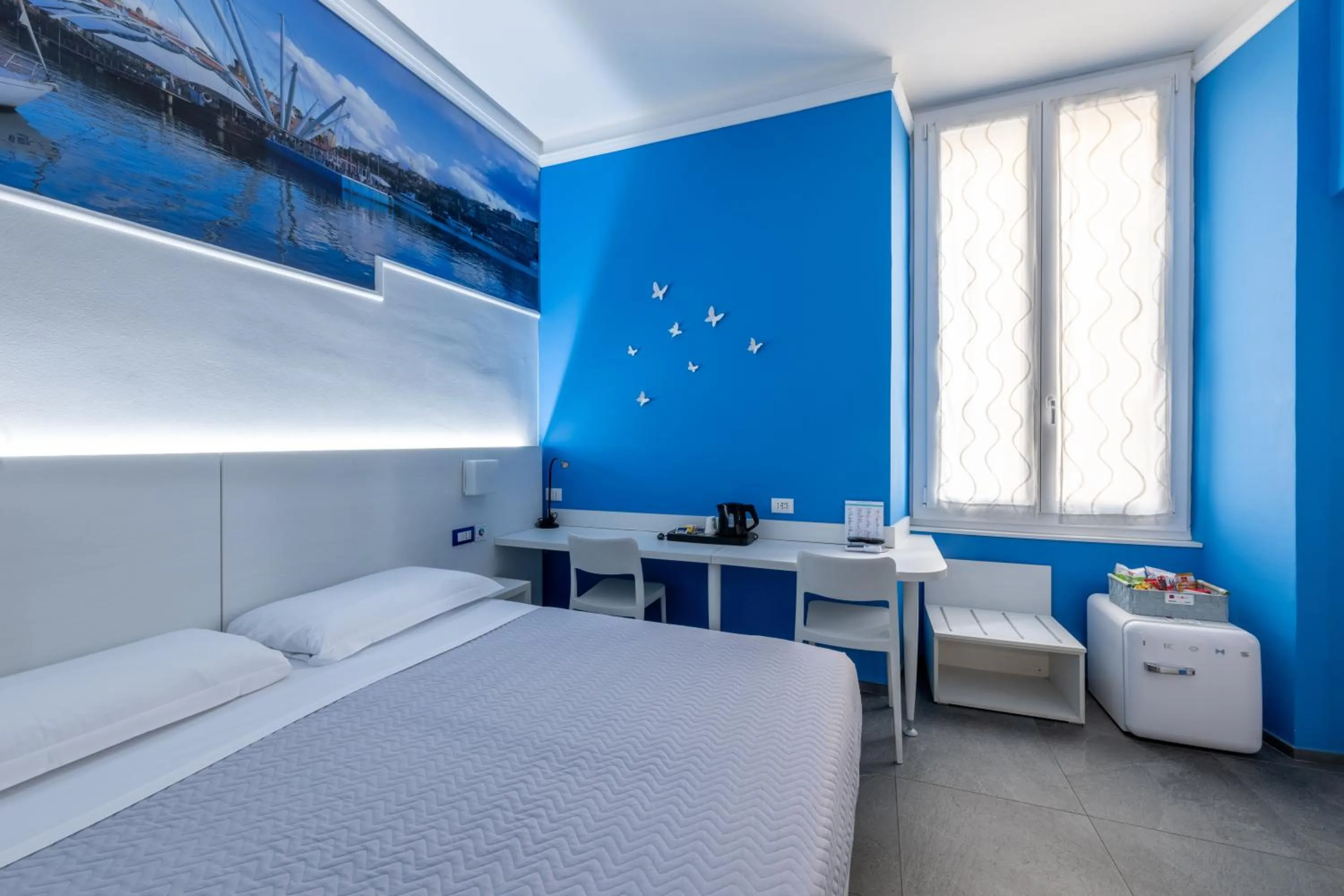 Bedroom, Bed in Hotel Fiume