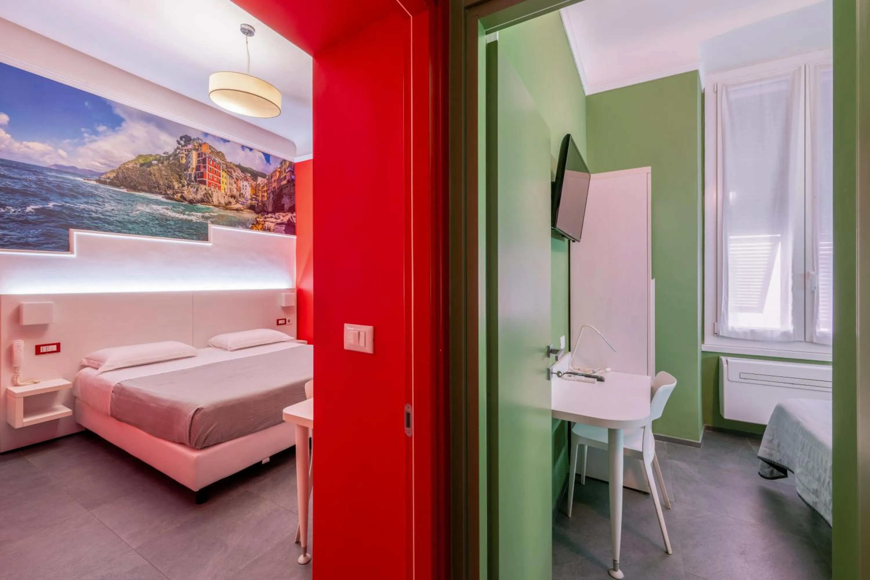 Bedroom, Bed in Hotel Fiume