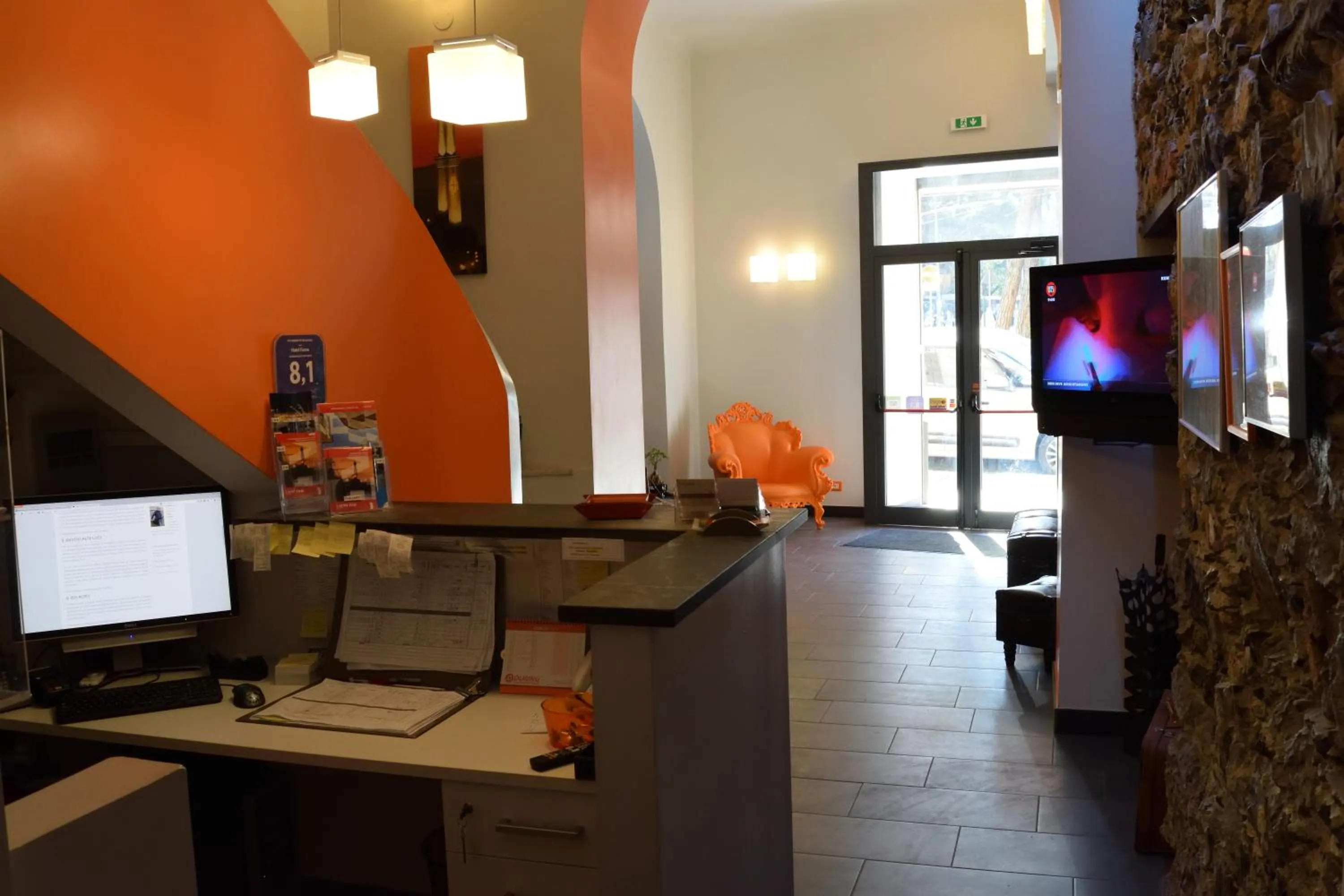 Lobby or reception in Hotel Fiume