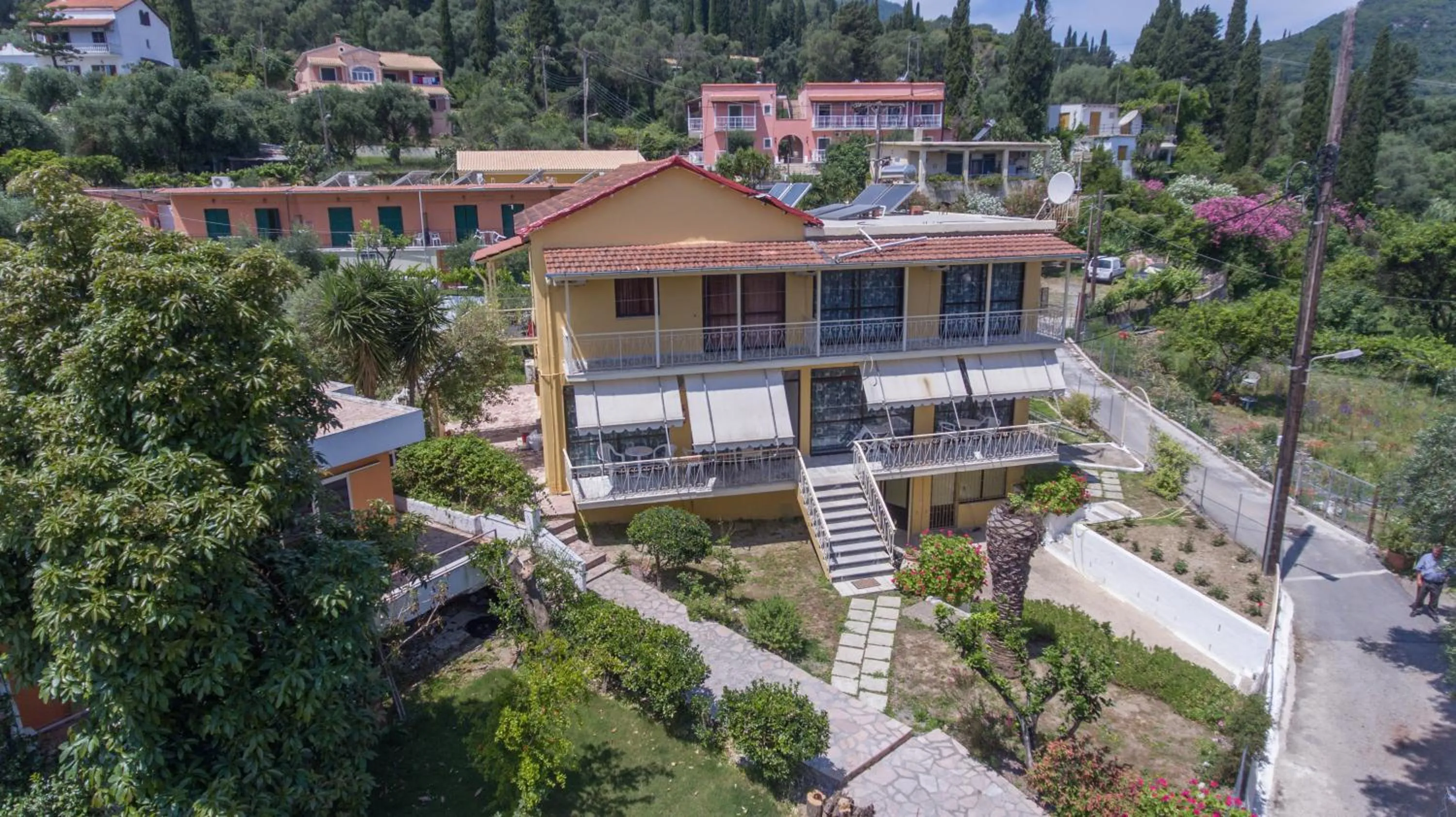 Bird's eye view in Gardelis Gardens