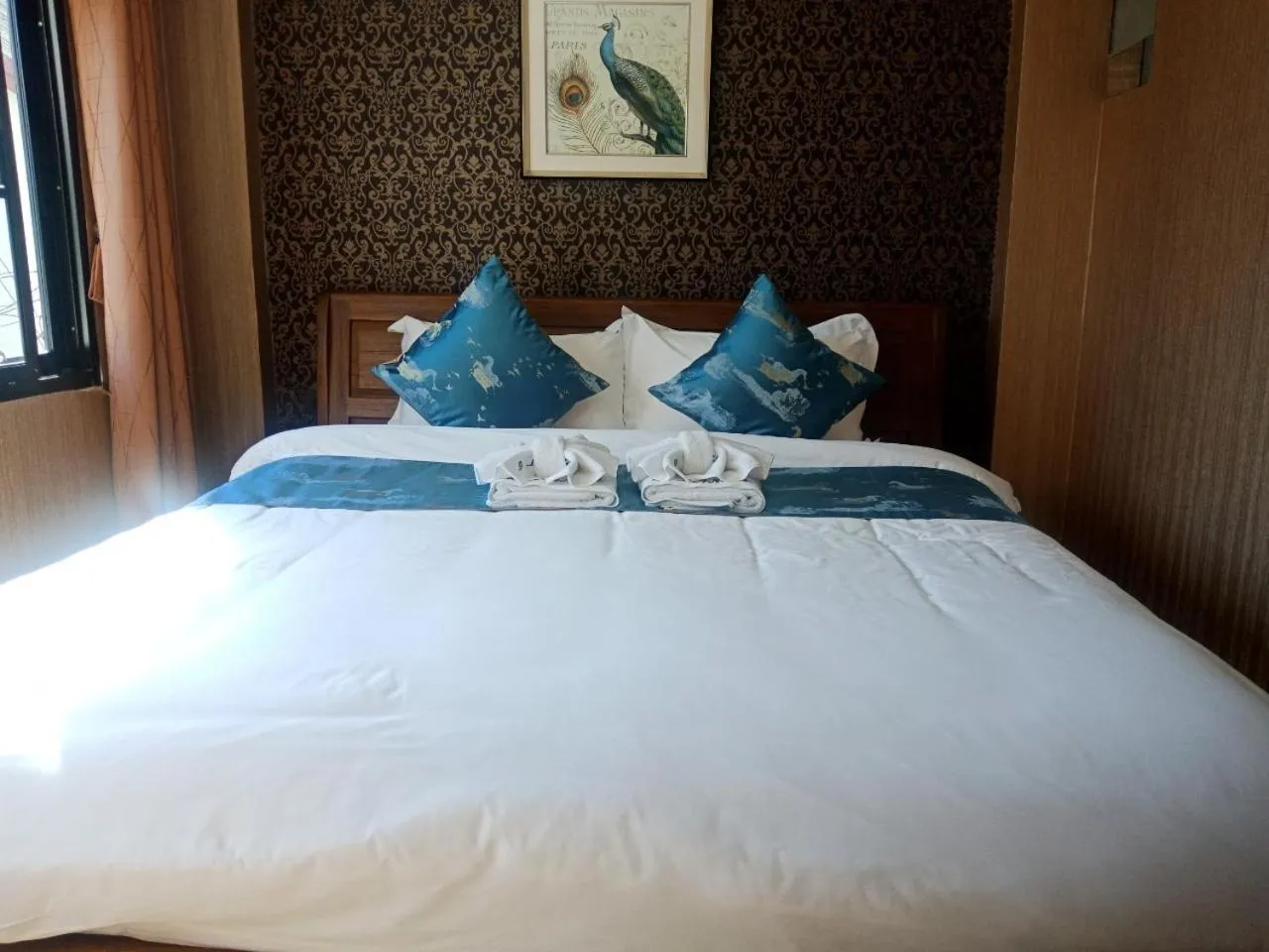 Bed in A Lanna Boutique House