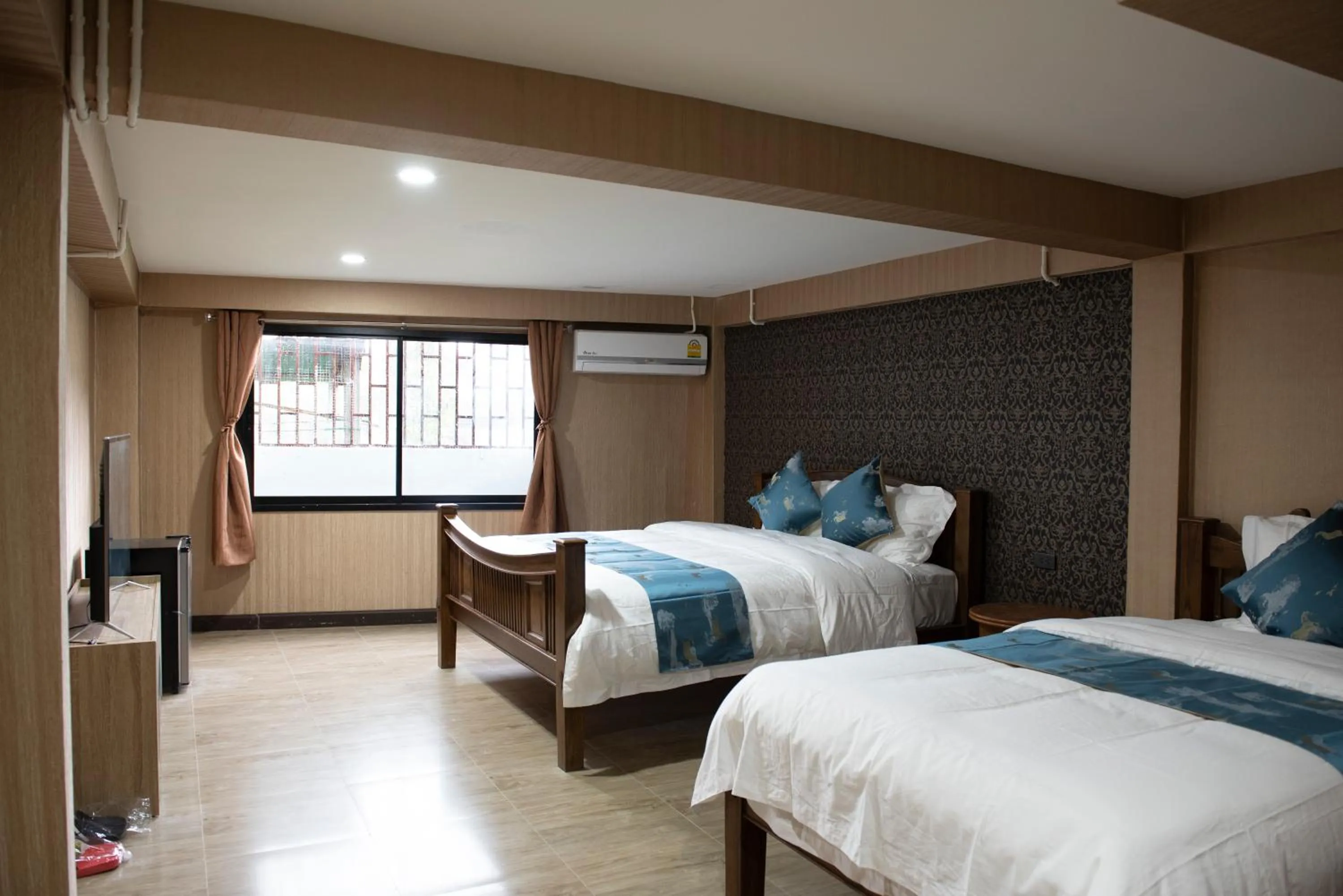 Bed in A Lanna Boutique House