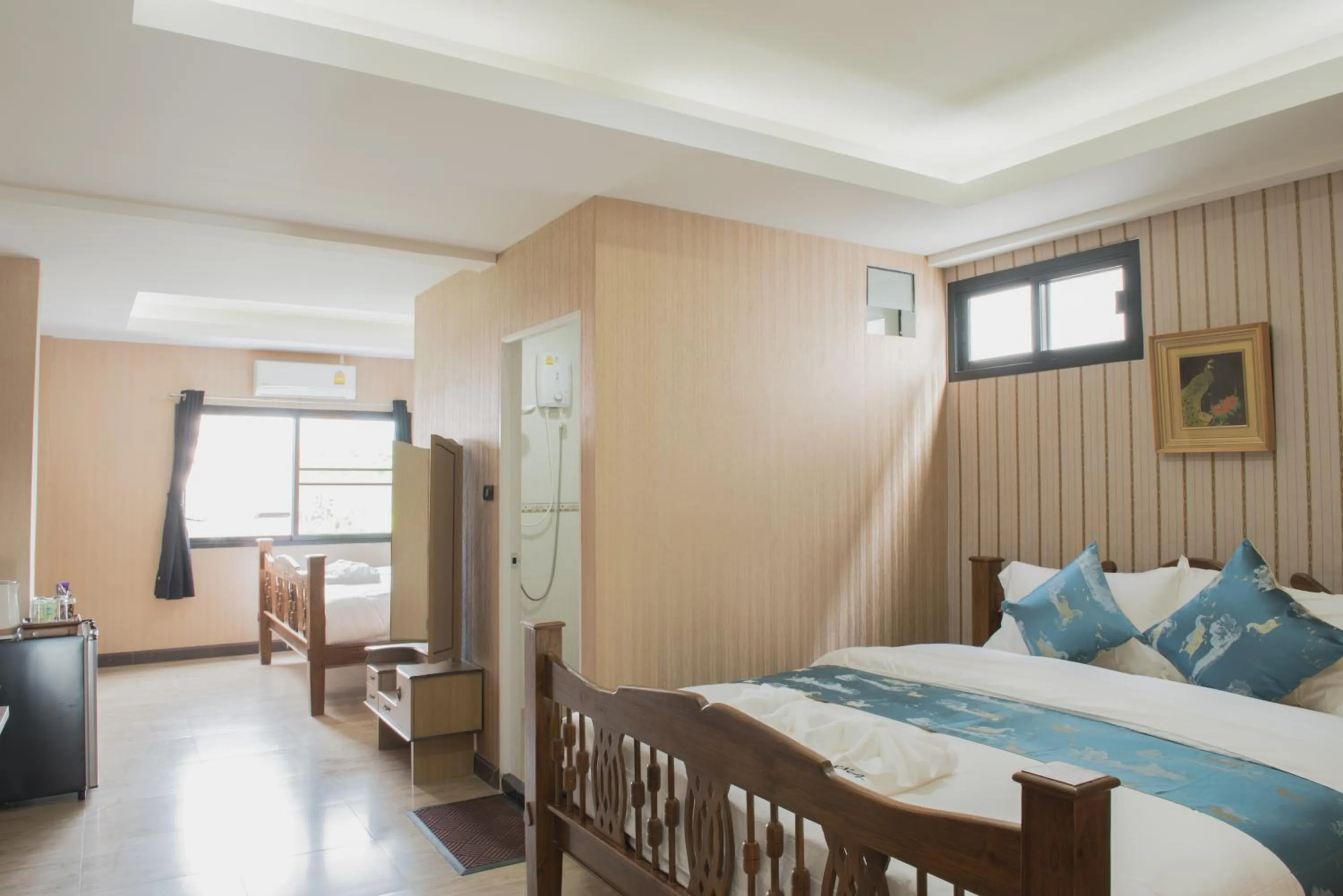 Bed in A Lanna Boutique House