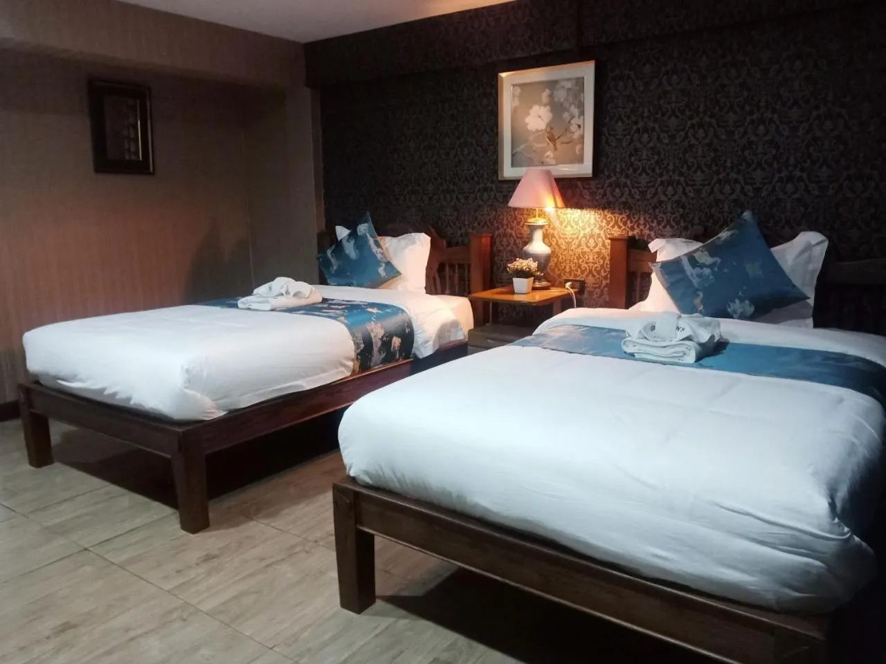 Bed in A Lanna Boutique House