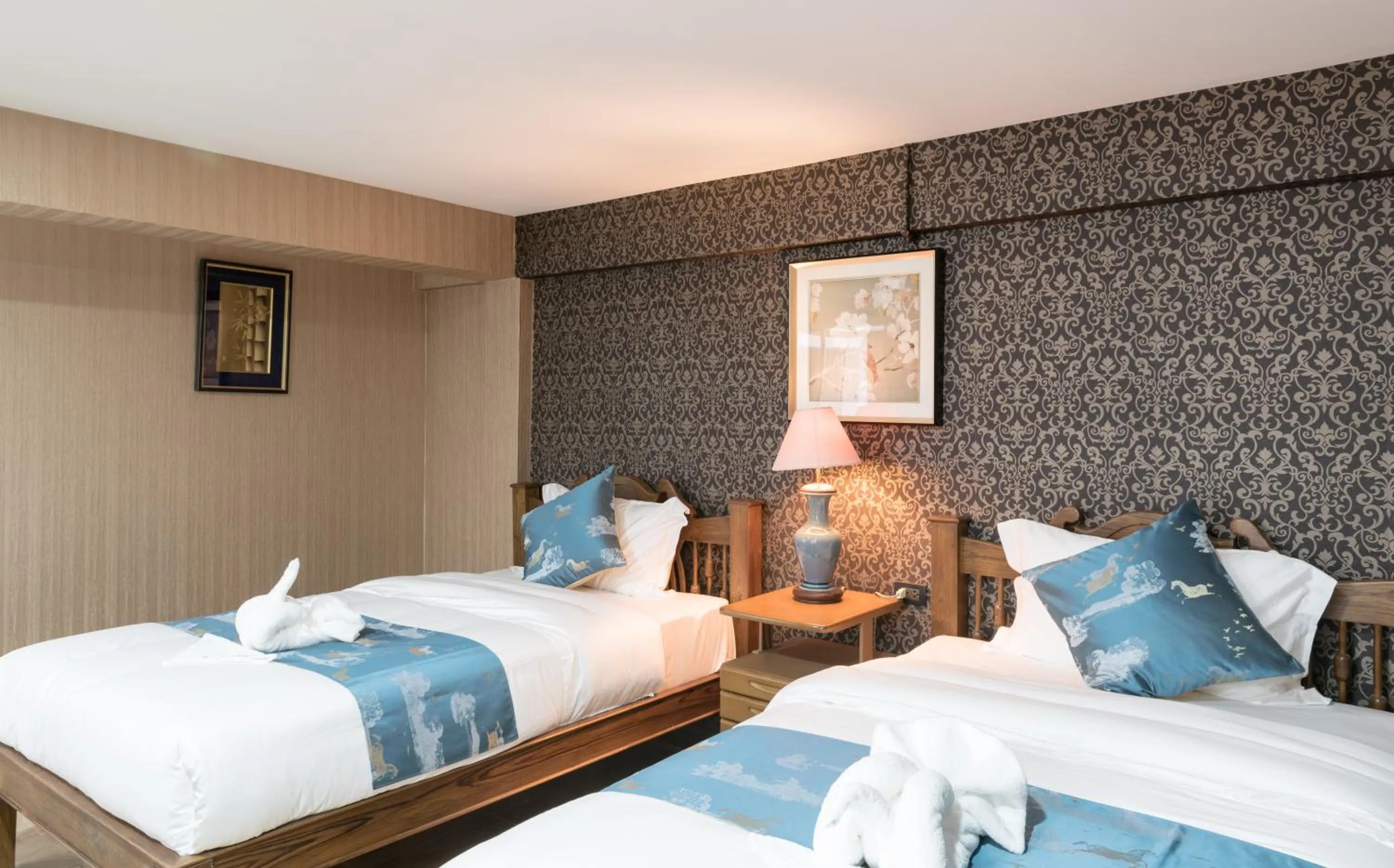 Bed in A Lanna Boutique House