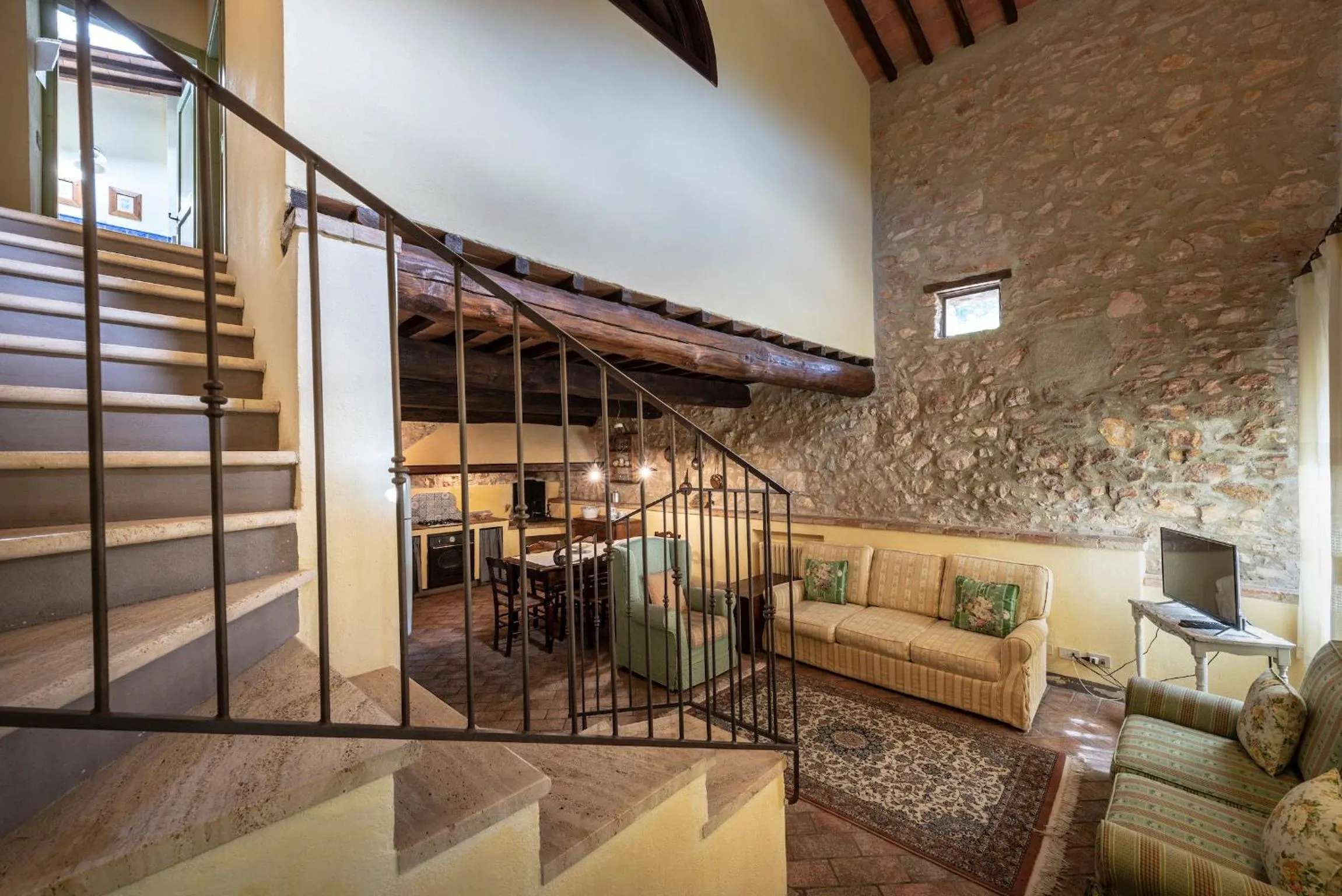 Seating area in Le Mascie